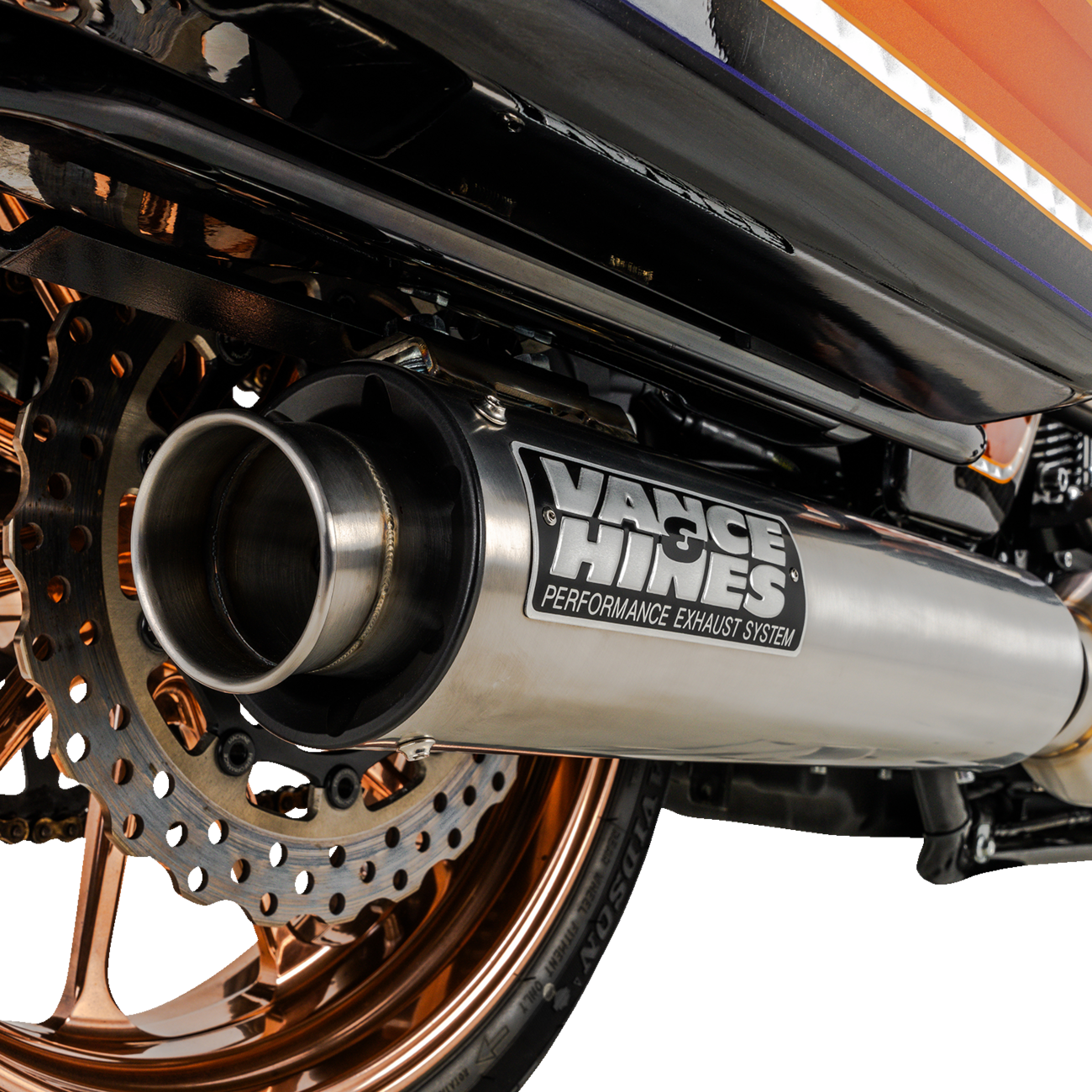 VANCE & HINES 2-into-1 Supersport PCX™ Exhaust System - Brushed 27345