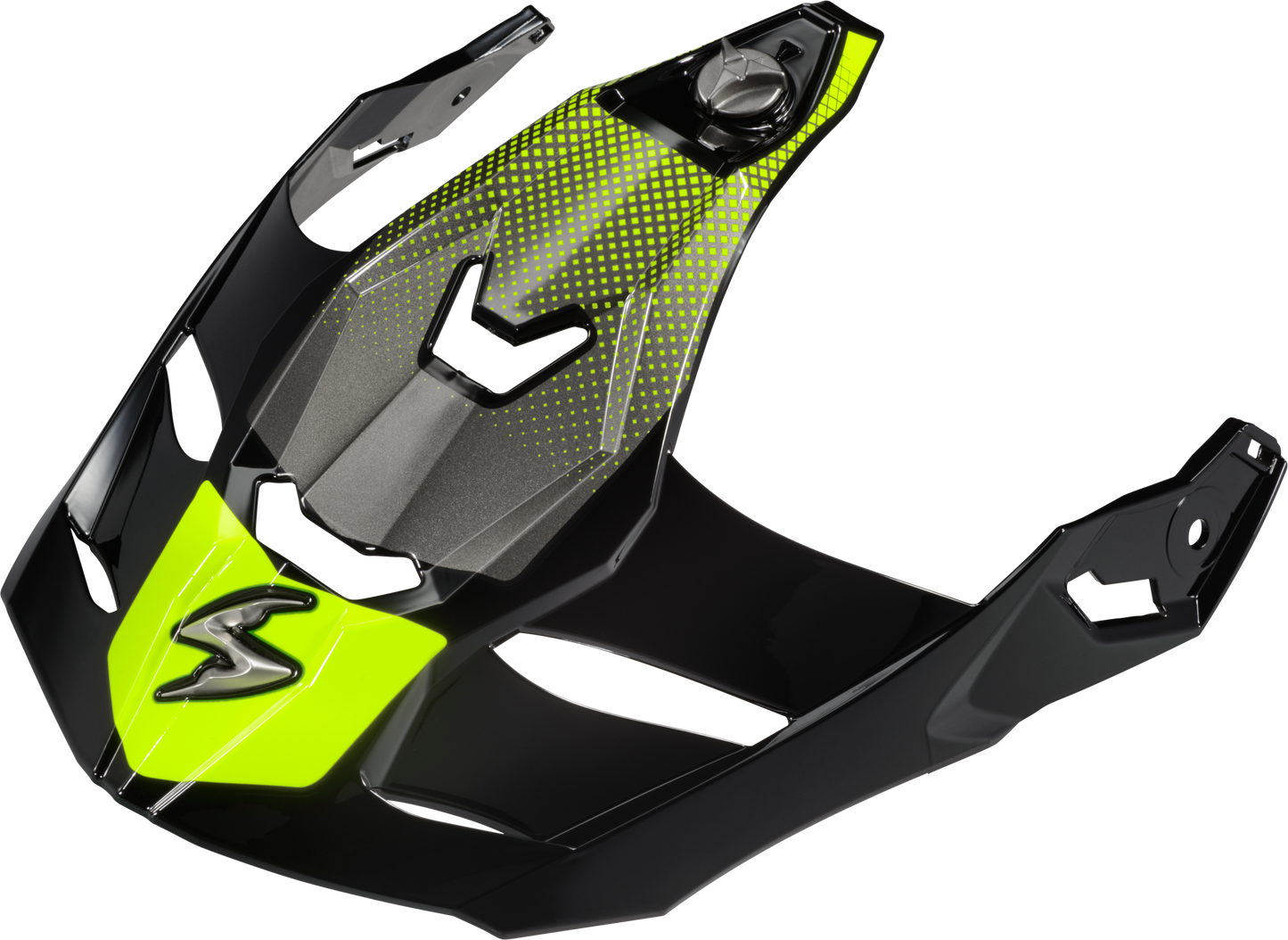 ScorpionEXO XT9000 Carbon Peak Visor Set Trailhead Hi Vis Helmet