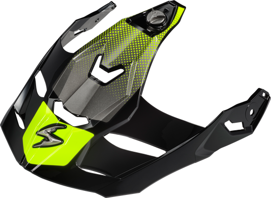 ScorpionEXO XT9000 Carbon Peak Visor Set Trailhead Hi Vis Helmet