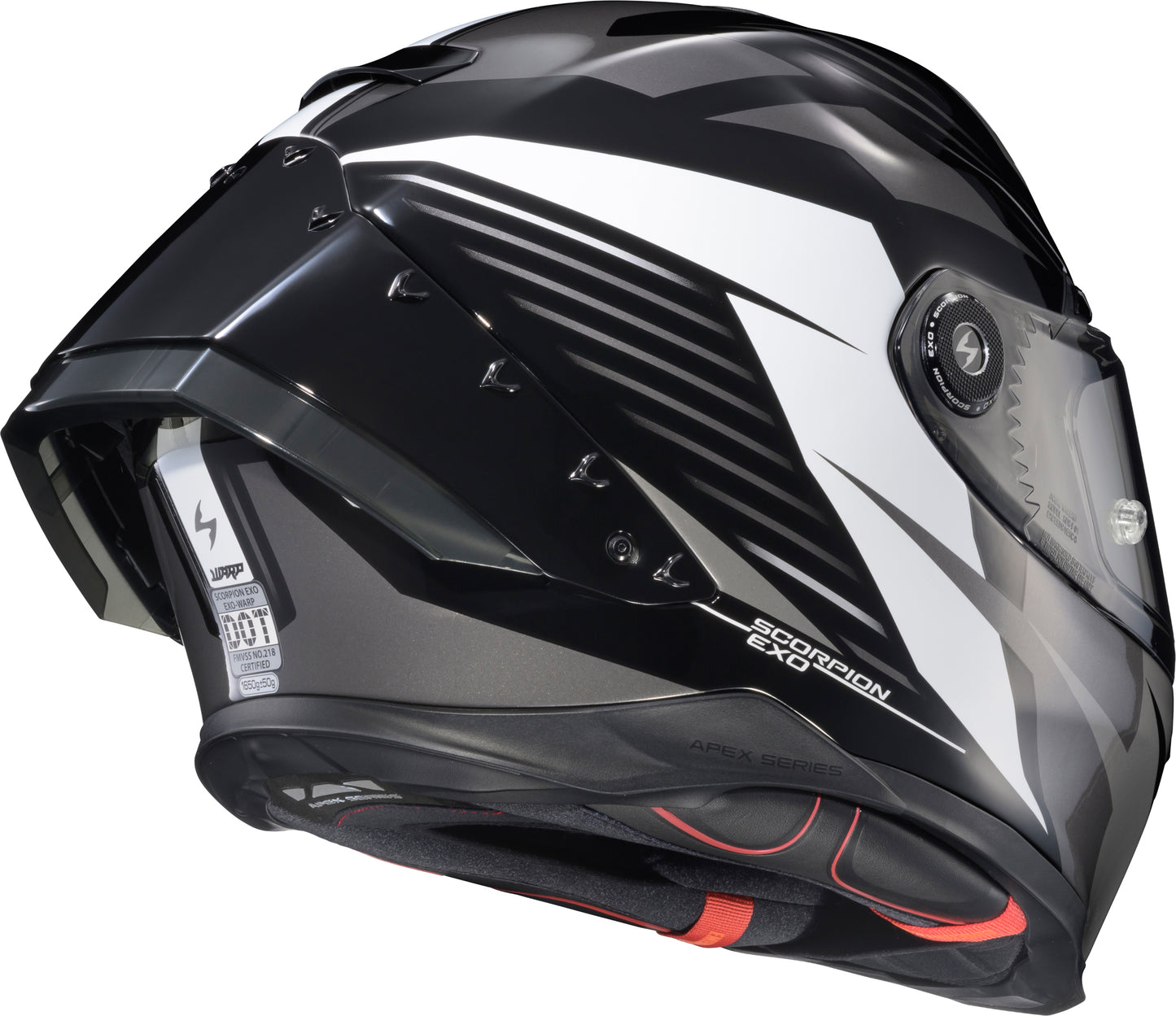 Scorpion EXO WAR-3833 Apex Exo Warp Full Face Helmet - Dilithium Phantom SM
