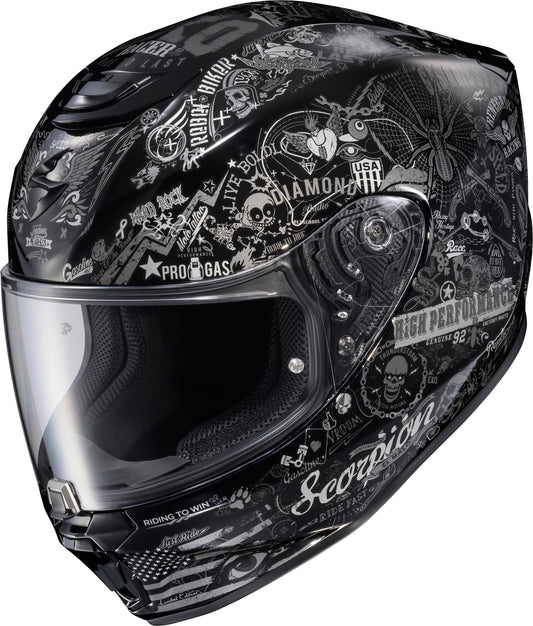 Scorpion EXO Exo R330 Full Face Helmet - Shake 2 Black Medium