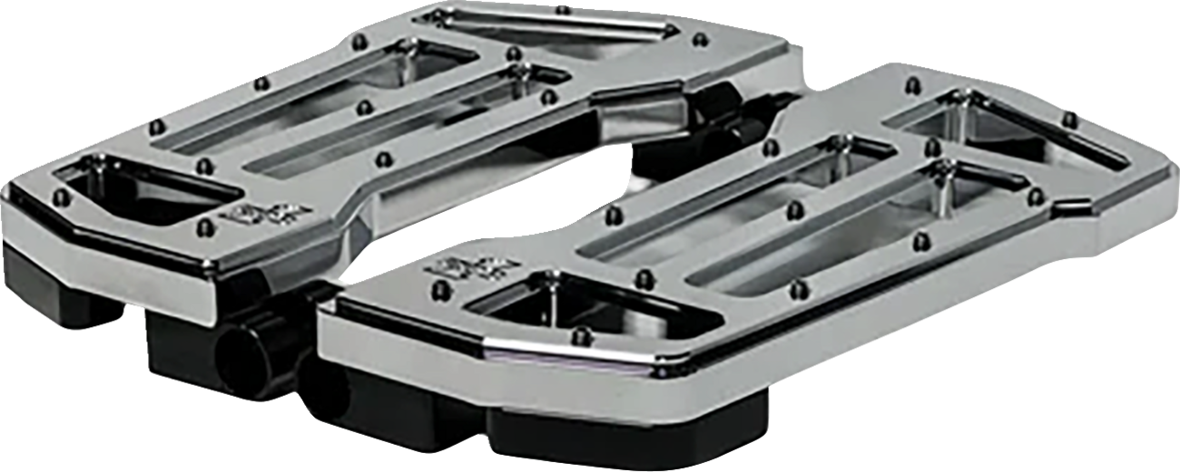 PRO-ONE PERF.MFG. Pro Board V2 Floorboards - Chrome (Part #500780)