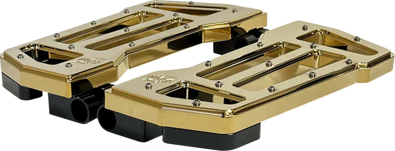 PRO-ONE PERF.MFG. Pro Board V2 Floorboards with Gold Titanium Nitride Coating - Part Number 500780TIN