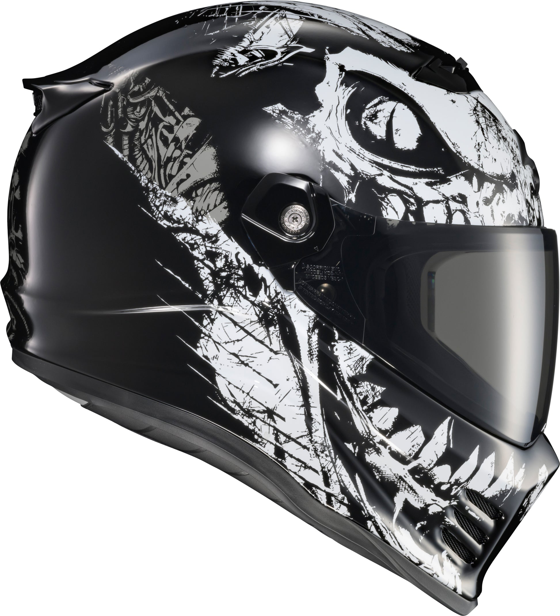 ScorpionEXO Covert FX Full Face Helmet Caiman Gloss Black * Impact-Resistant, Aerodynamic, DOT & ECE Certified Motorcycle Helmet