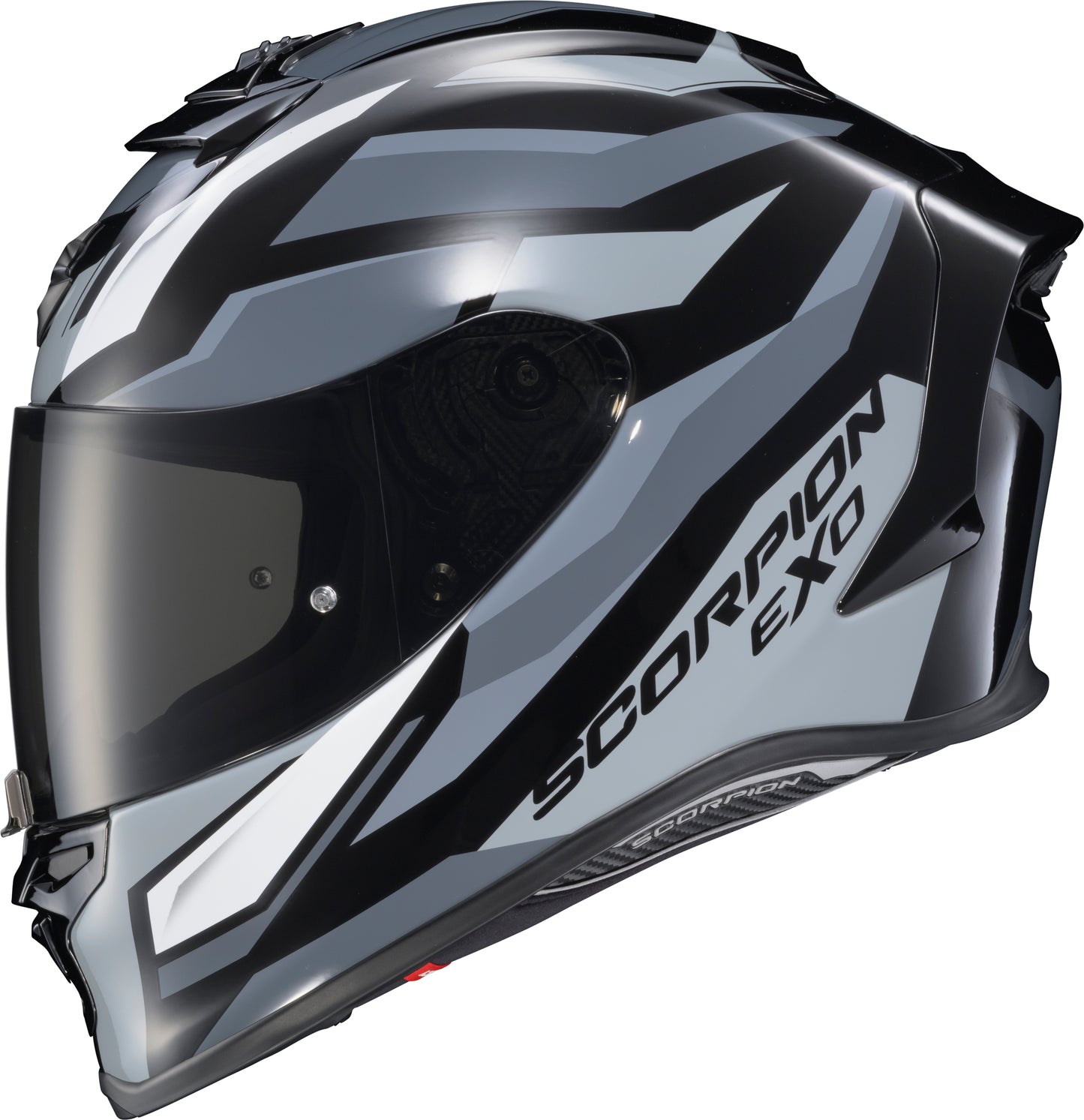Scorpion EXO R1 Air Raven Phantom Full Face Motorcycle Helmet - DOT and ECE Approved