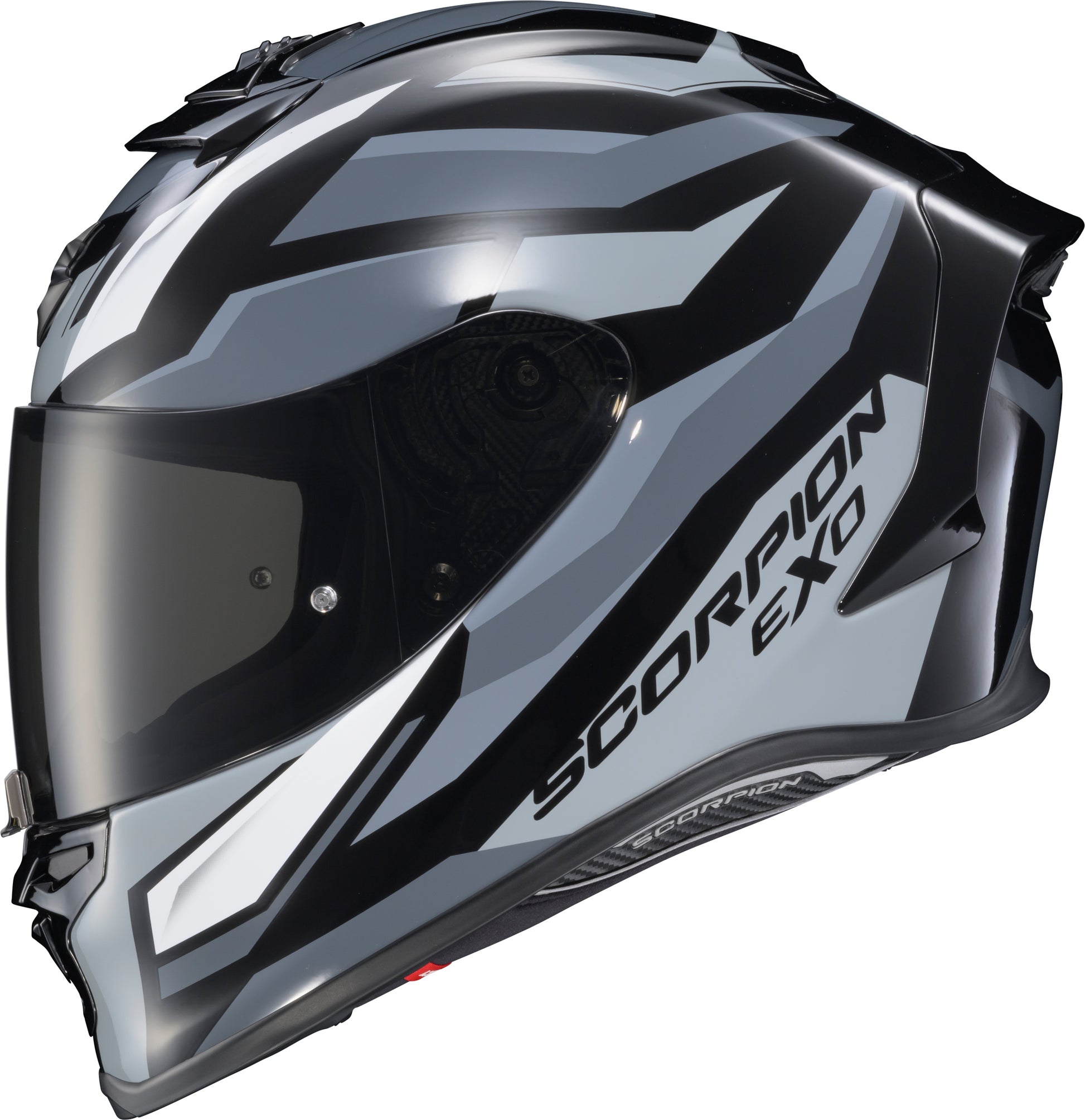 Scorpion EXO R1 Air Raven Phantom Full Face Motorcycle Helmet - DOT and ECE Approved