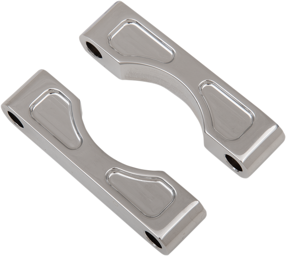 KLOCK WERKS Hugger Front Fender Mounting Blocks - For 16"/17"/18"/19" Wheels