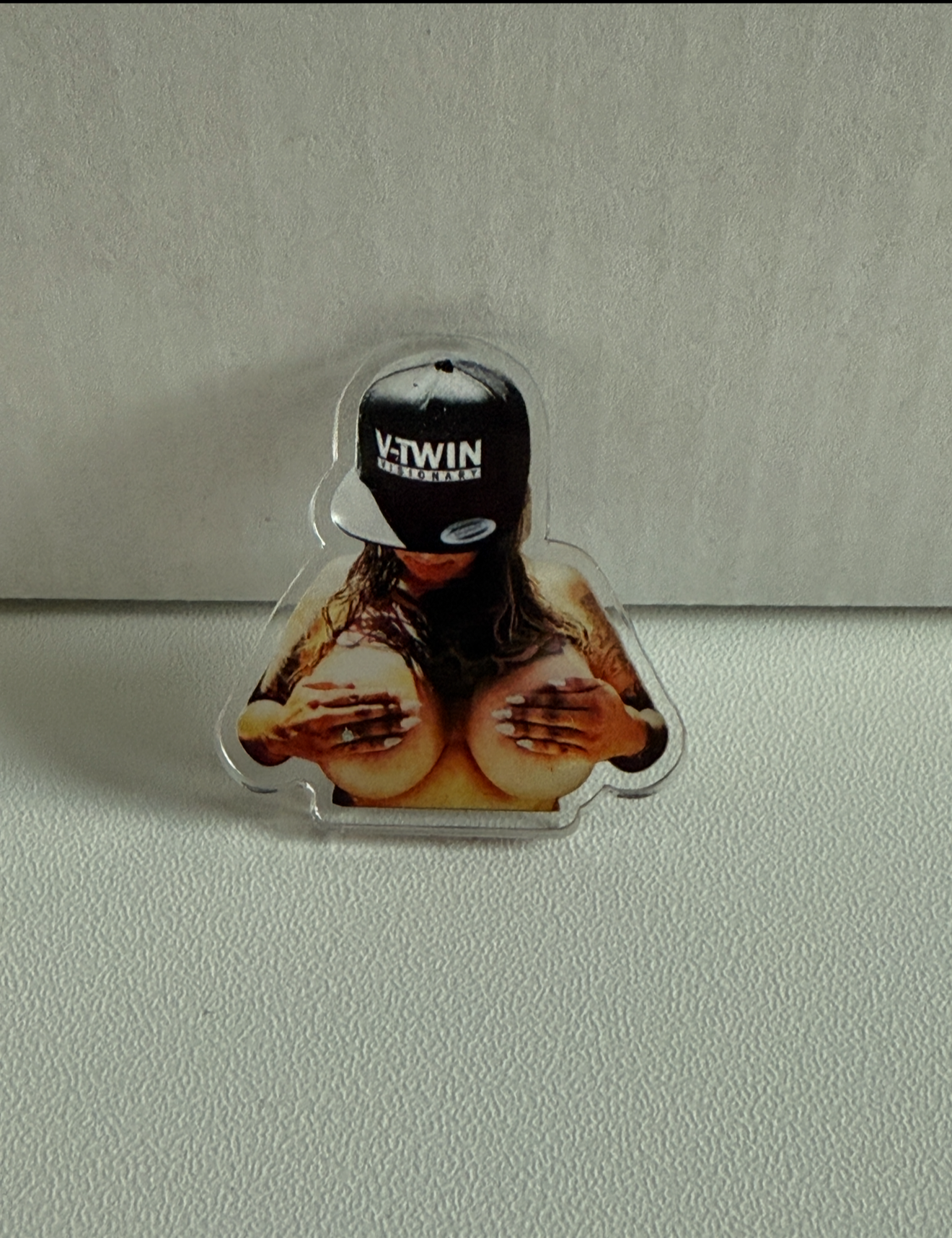 Peek-A-Boob Pin