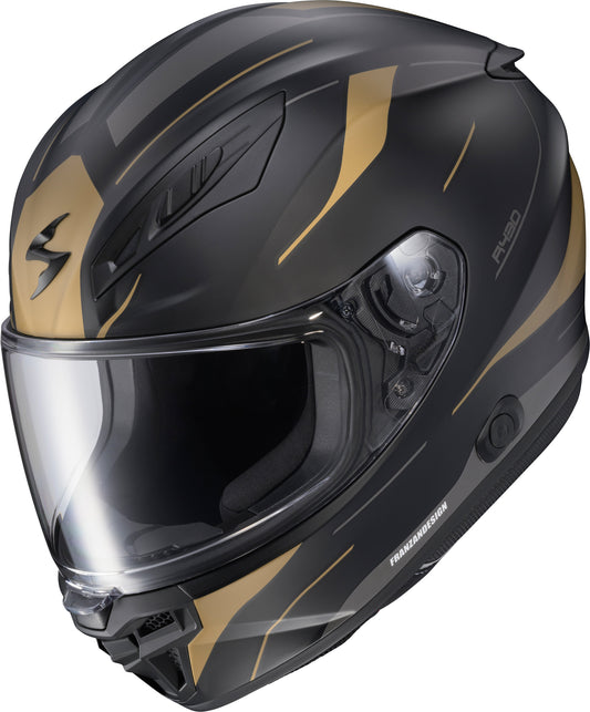 Scorpion EXO Exo R430 Full Face Helmet Cutlass Black/Gold Large