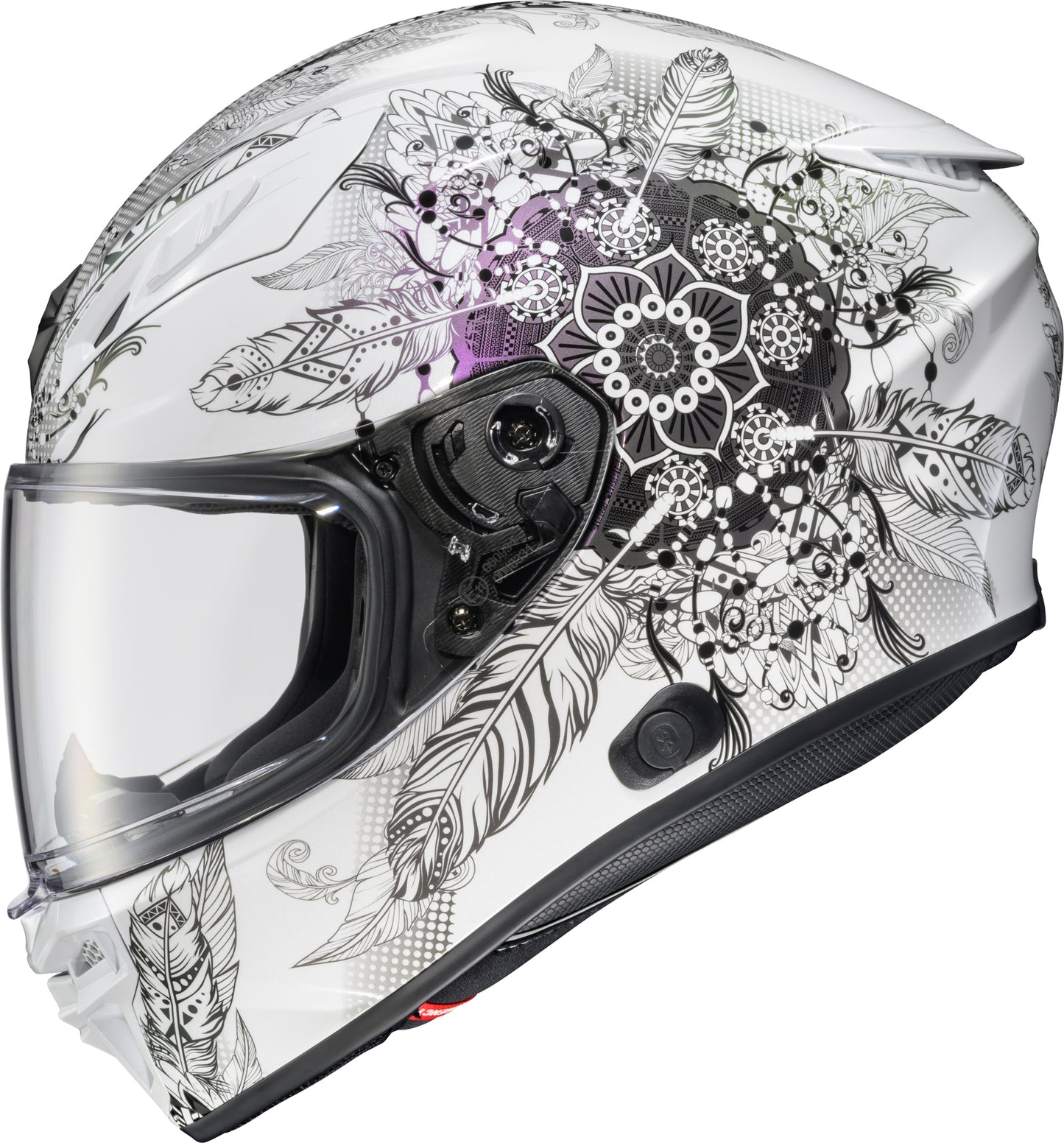 Scorpion EXO Exo R430 Manitou White Full Face Helmet - Snell Approved with Aerodynamic Shell