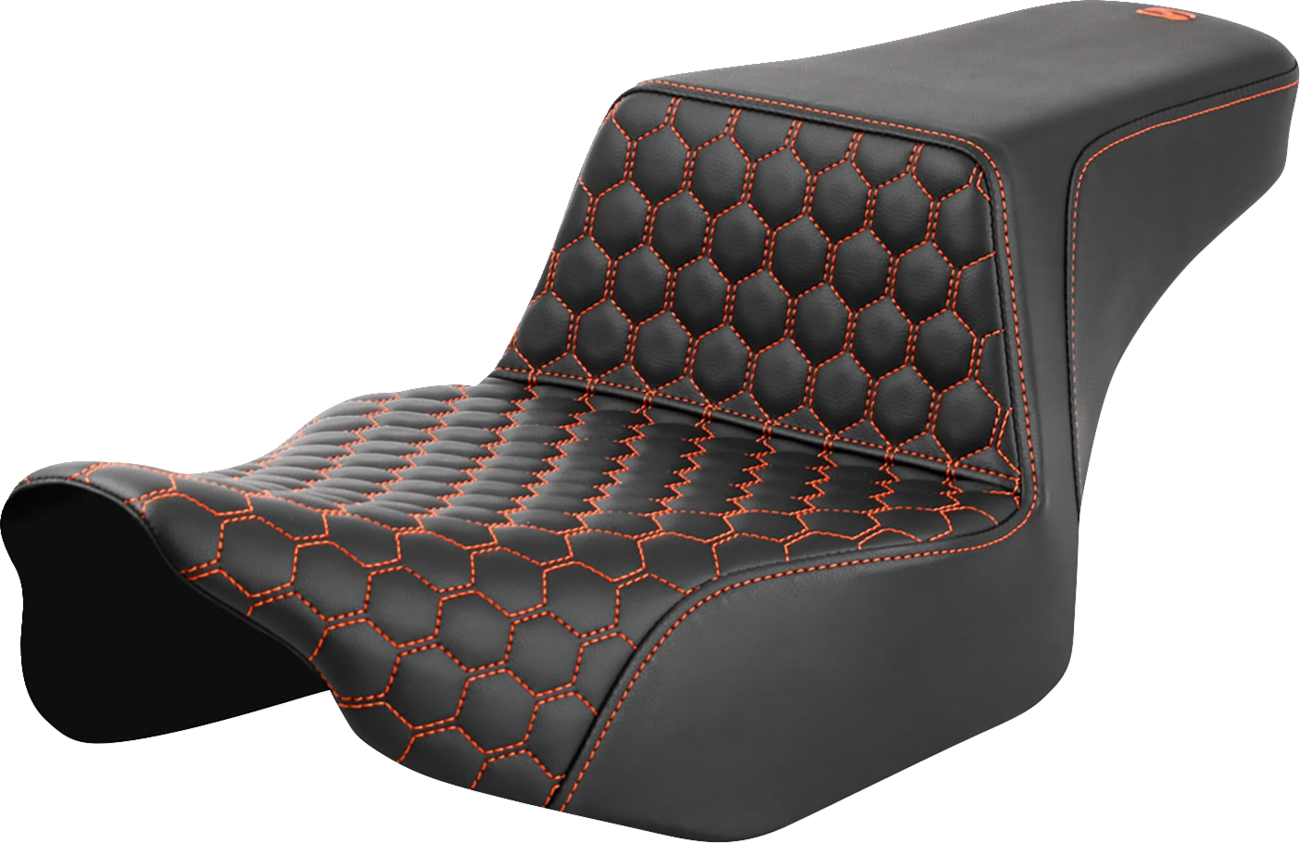 SADDLEMEN Step-Up Seat - Extended Reach for Harley FL '23-'24, Part 823-07-17803