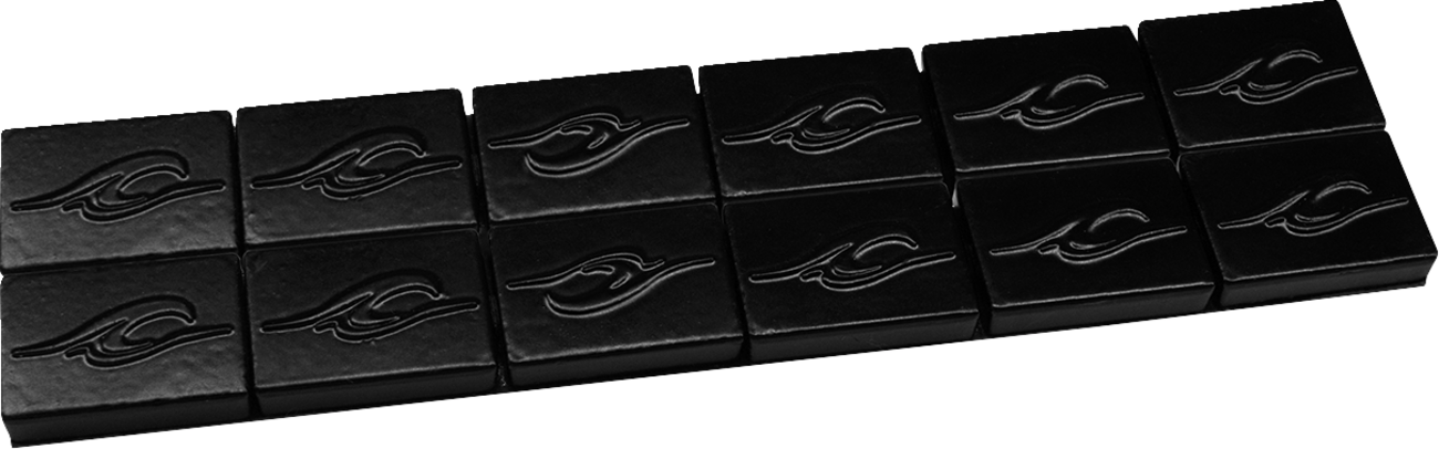 COASTAL MOTO Wheel Weights - Black, 1 oz, Pack of 12 - Part WWKIT-10-12B
