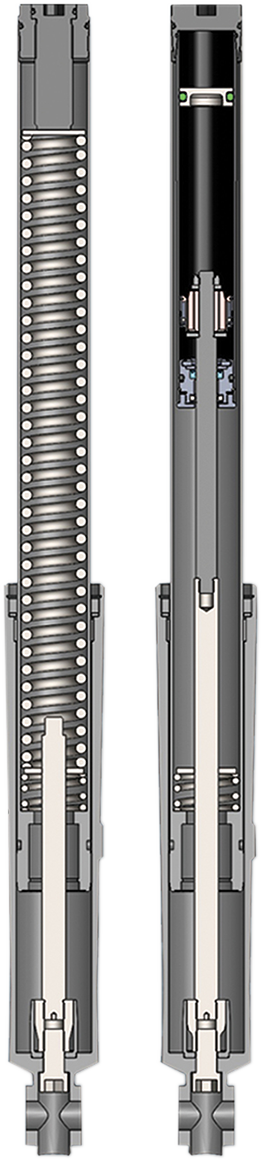Progressive Suspension Monotube Cartridge Fork Kit 49mm - Part 31-4007 for Improved Front-End Performance