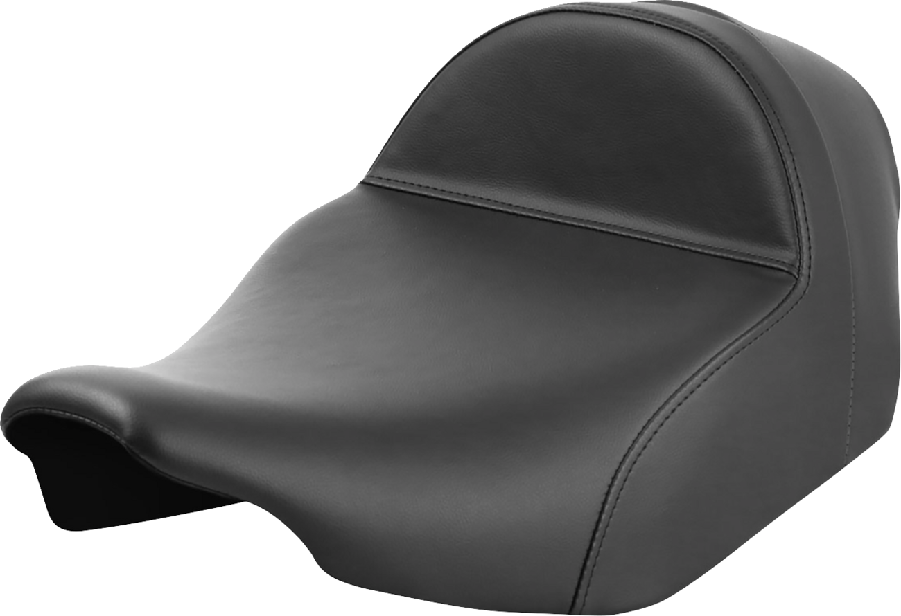 SADDLEMEN Solo Seat - Plain Extended Reach for Harley-Davidson FLT/FLH 2023-2024 (Part #823-07E-0040)