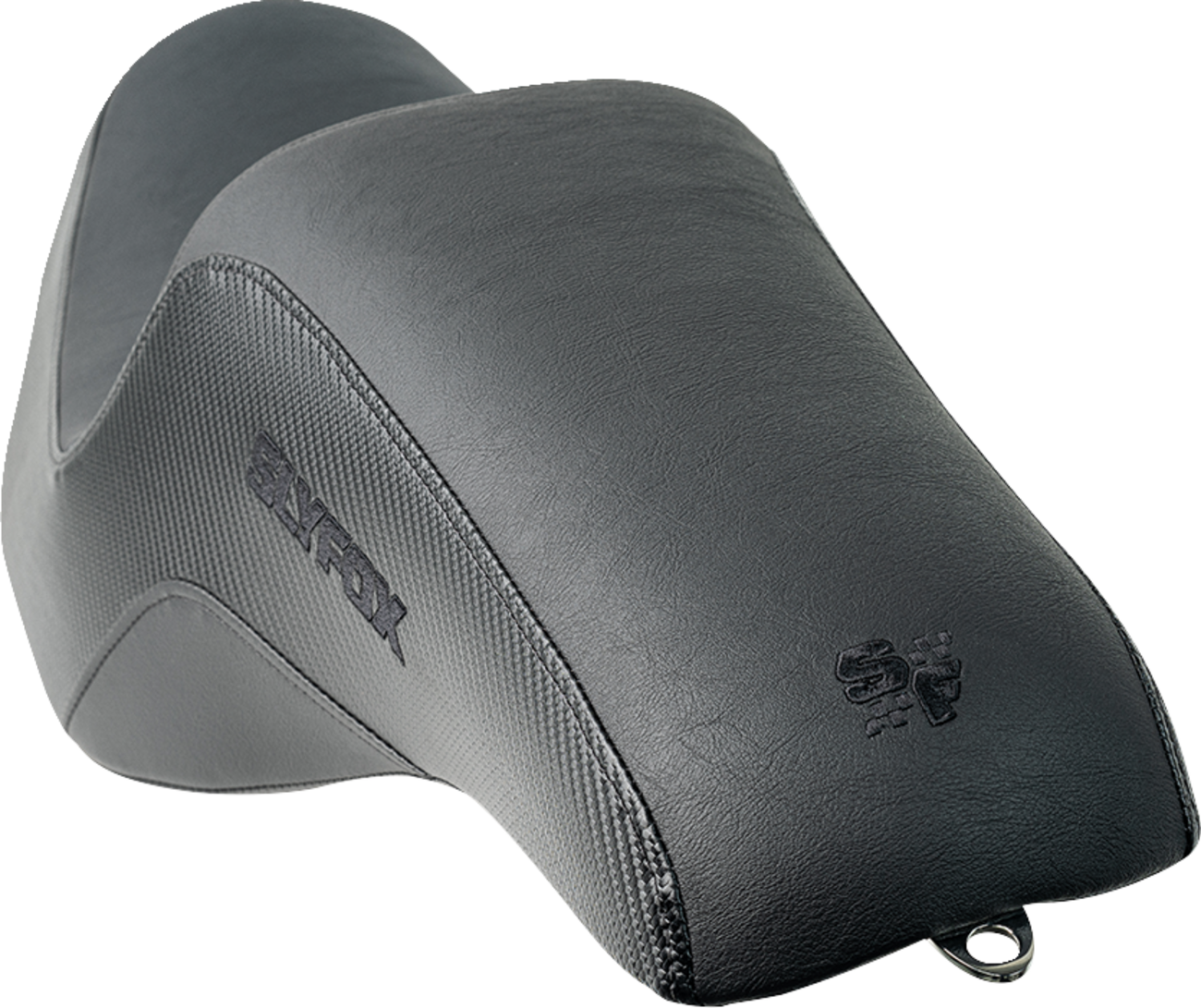 SLYFOX Drifter Tour Seat with Vinyl and Slipstop Technology – Black Logo for FL '23-'24 (Part #4685A-Slyfox)