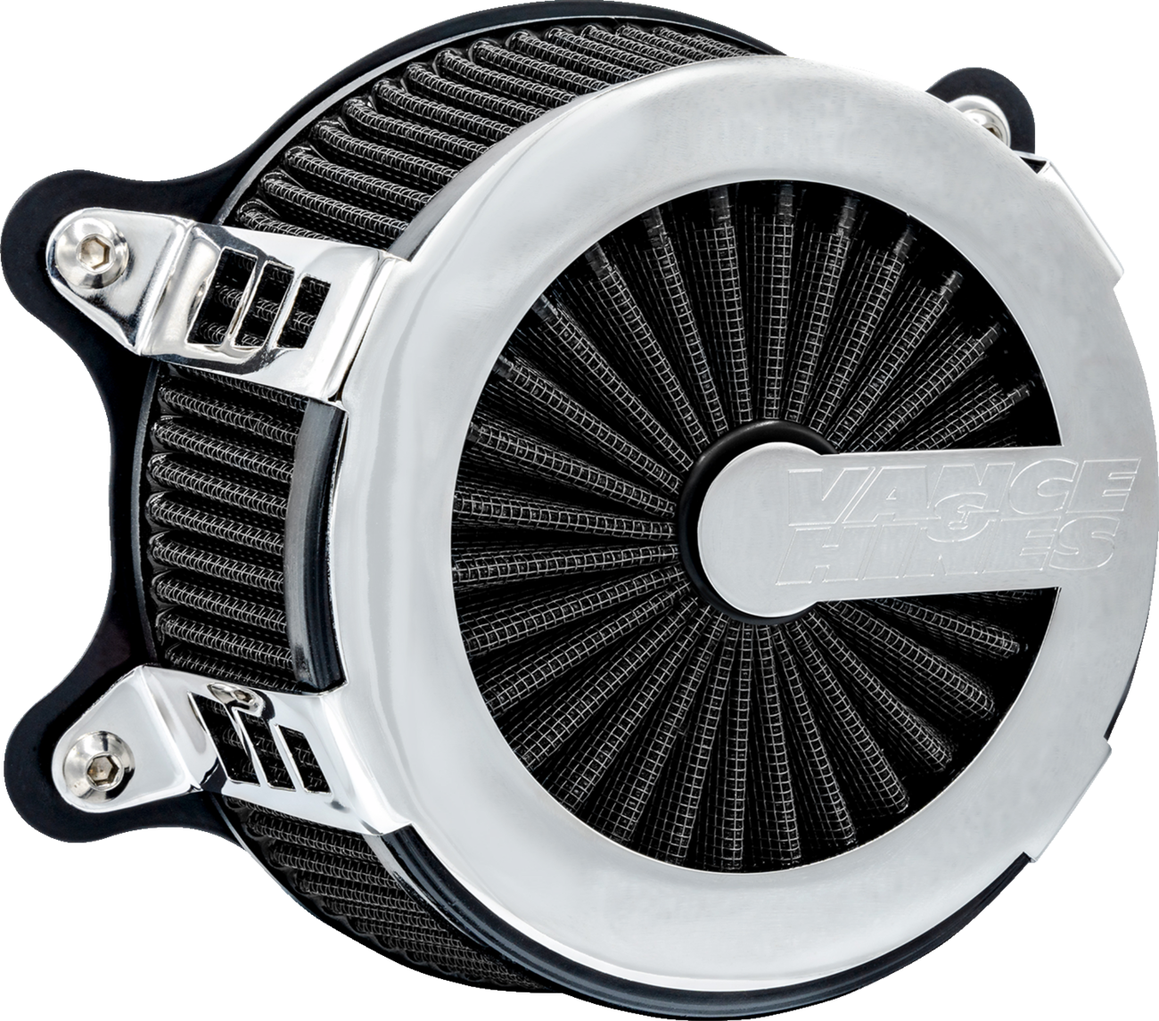 Vance & Hines VO2 Cage Fighter Air Intake Kit - Chrome (Part 71105)