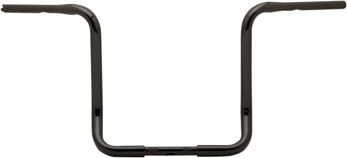 BURLY BRAND 1-1/4" Bagger Ape Hanger Handlebar - 15" - TBW - Black B12-2002B