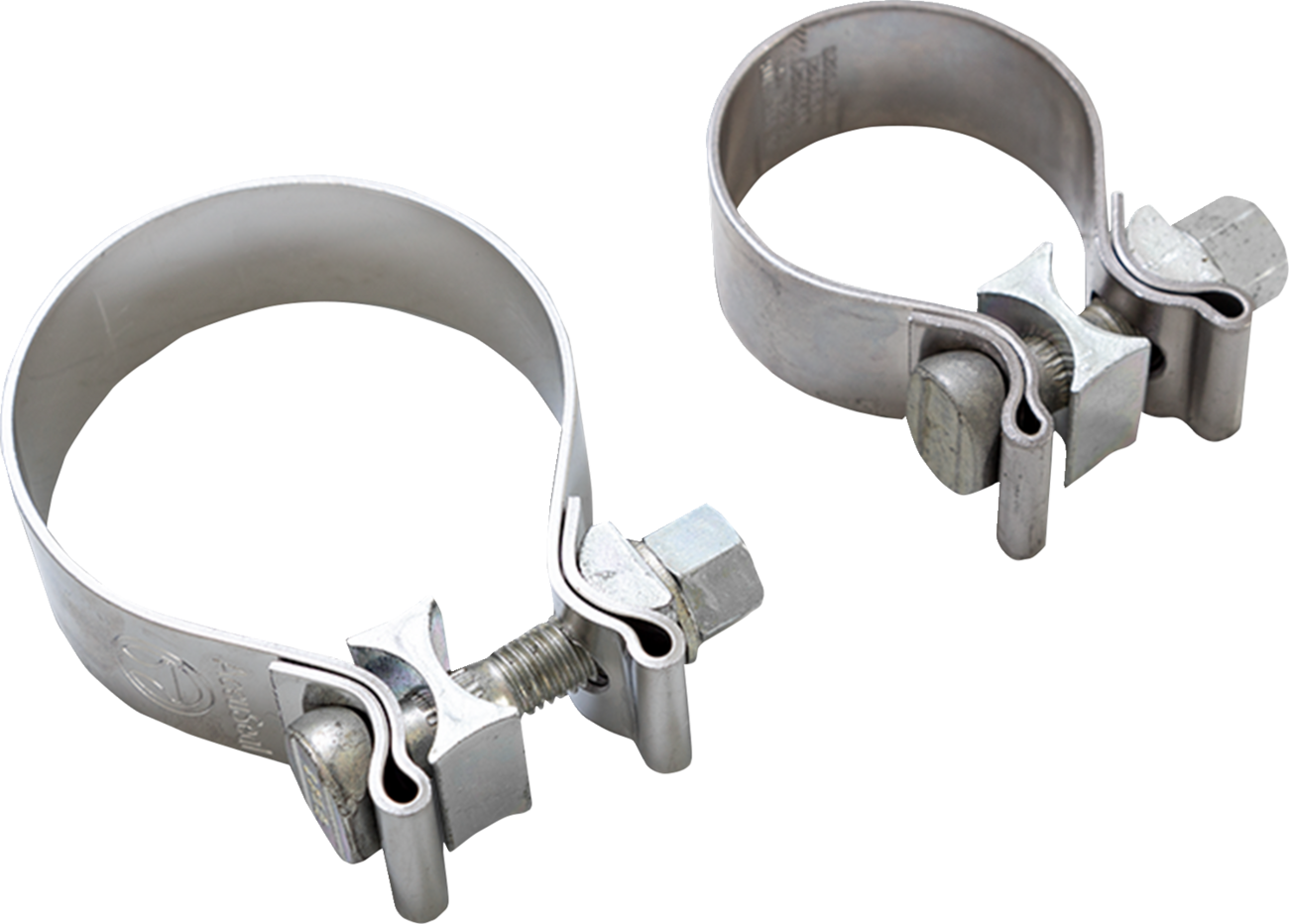 VANCE & HINES Slip-On Muffler Clamps M8 Touring 23713 – Heavy-Duty Stainless Steel Hardware