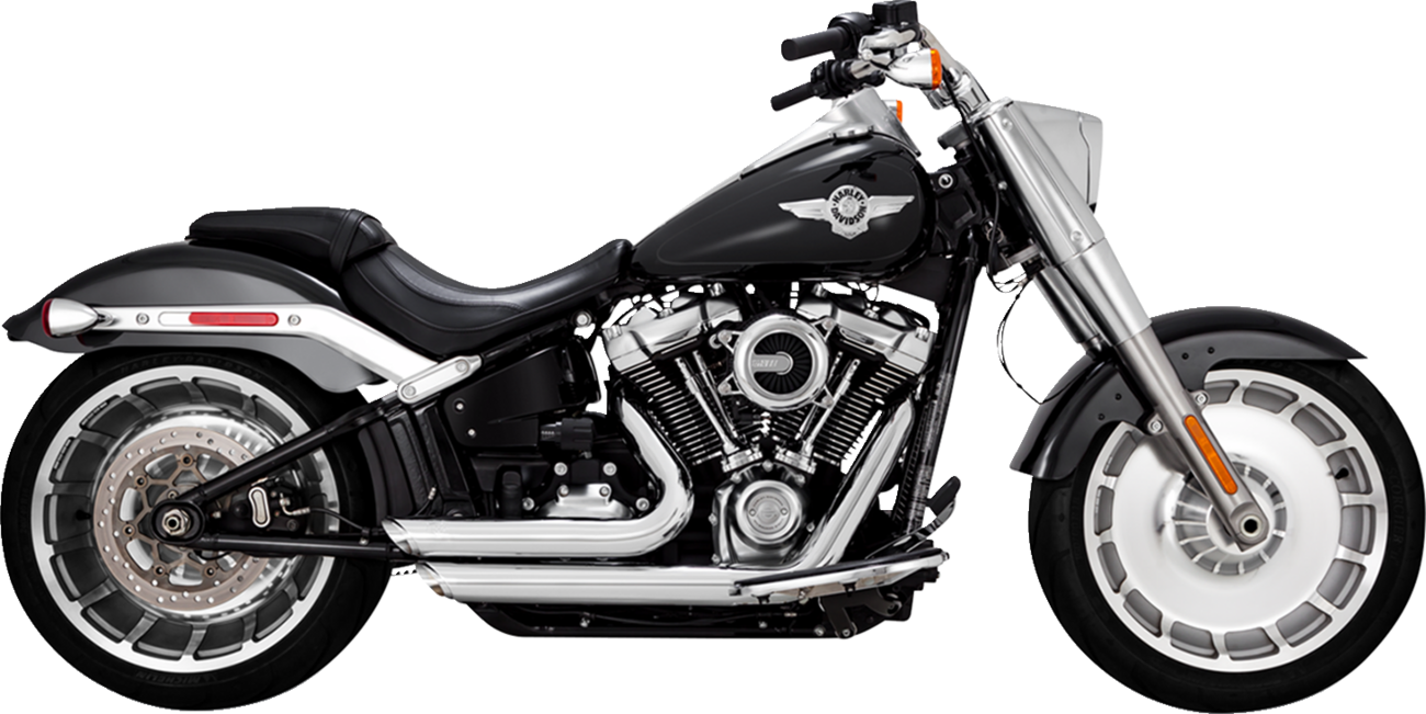 Vance & Hines Shortshots Staggered Exhaust System with PCX™ Technology - Chrome (Part #17335-22)