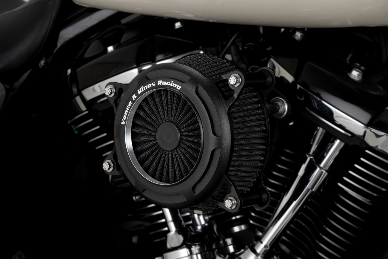 Vance & Hines V02 Onyx Air Intake Kit - Black (Part No. 41118)