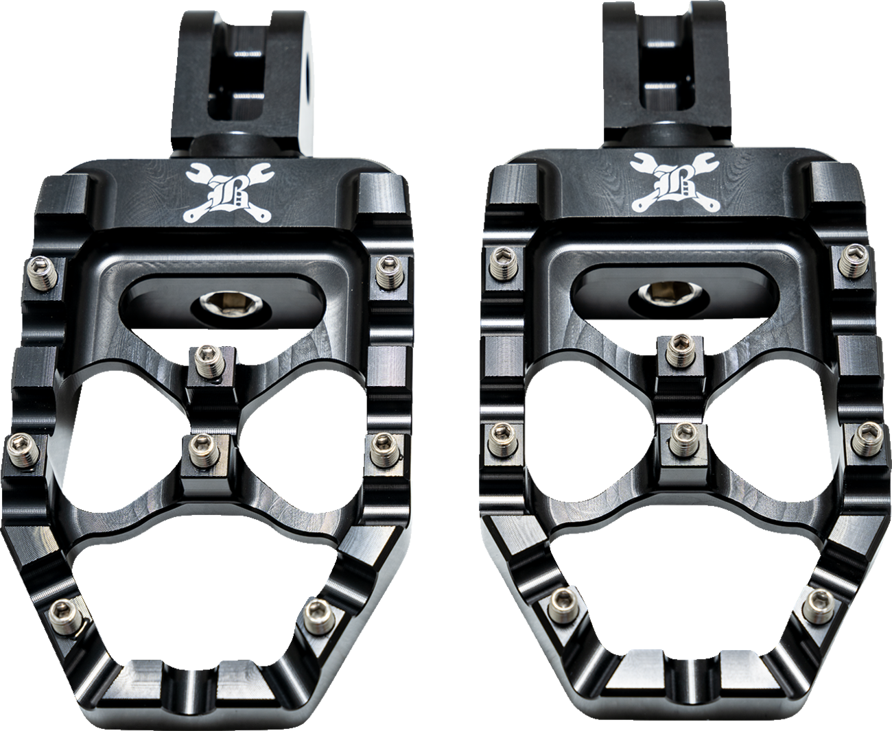 BURLY BRAND MX Evolution Pegs - Black - Softail