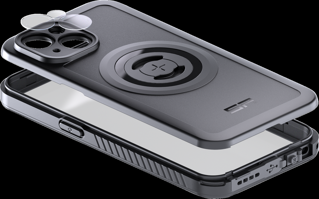 SP CONNECT Xtreme SPC+ Case for iPhone 15 - Model 52904 with Military Drop-Test and IP68 Waterproof Certification