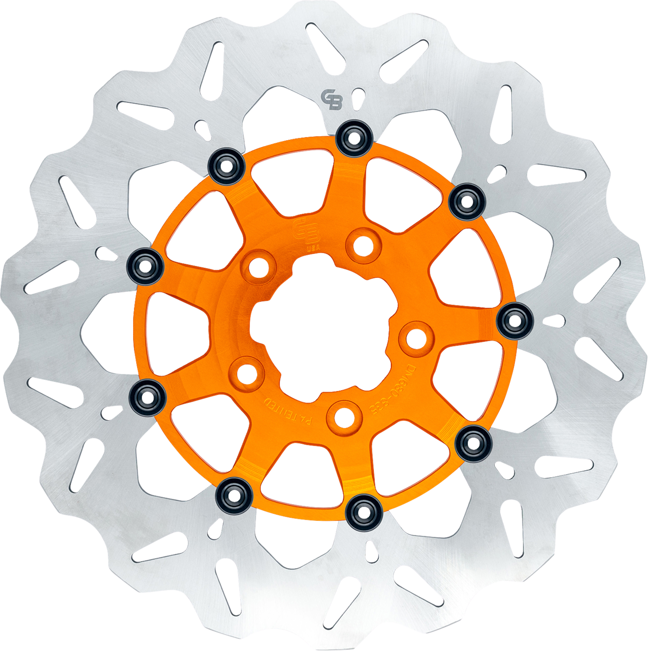 GBRAKES Brake Rotor - Rear - Orange GBDU027