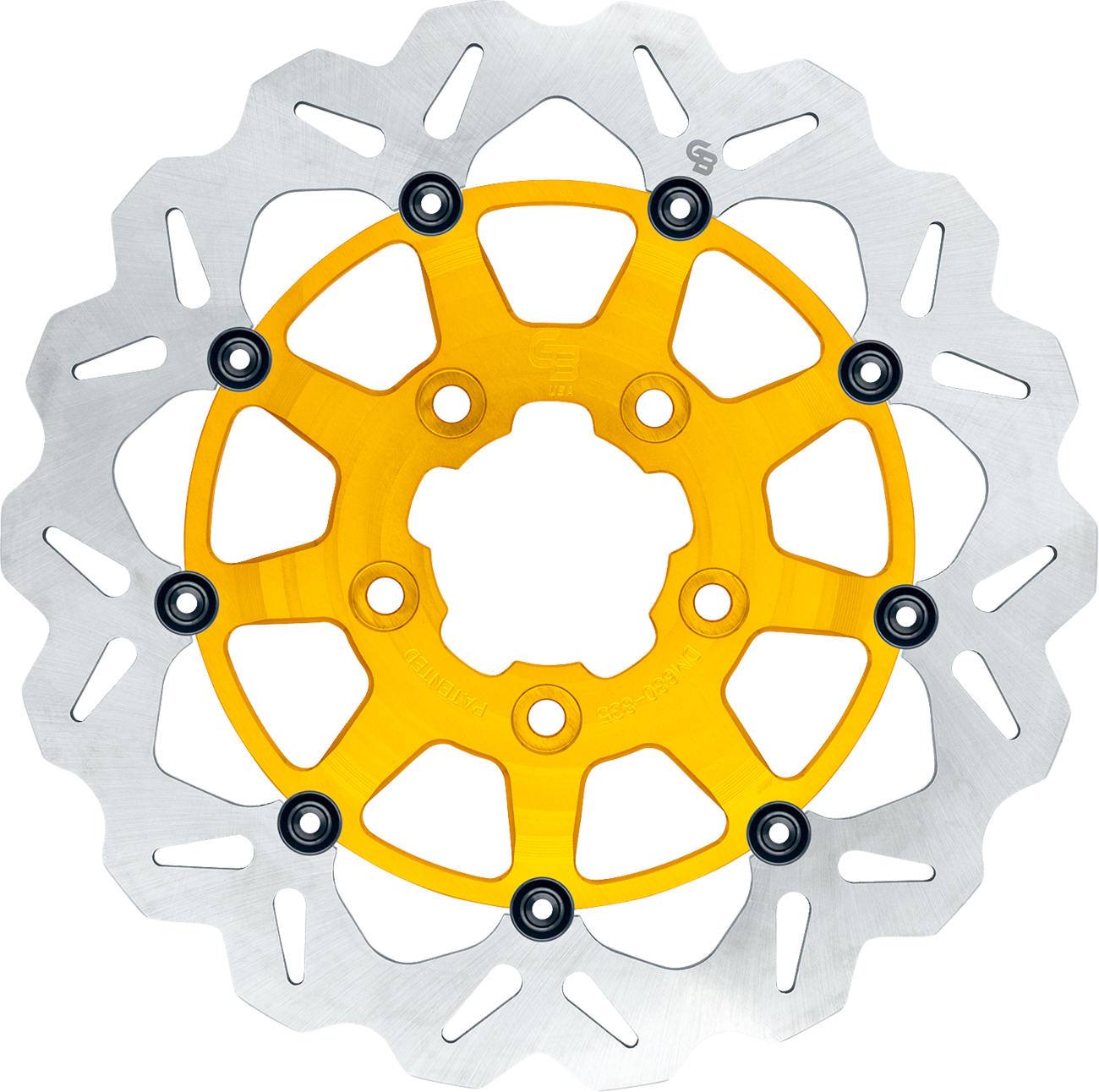 GBRAKES Wave® Brake Rotor - Front - 13" - Gold GBDU031
