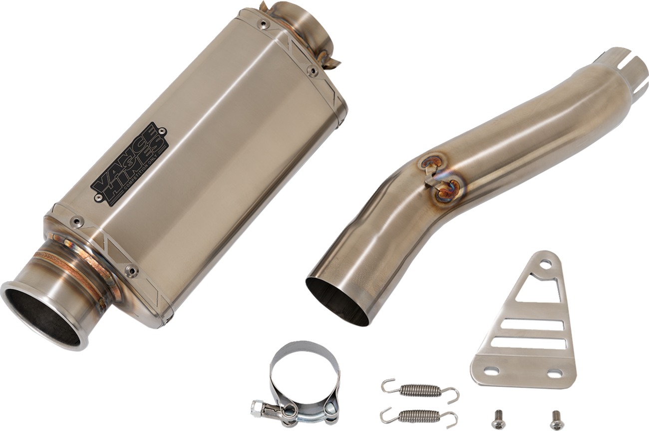 Vance & Hines VS-6 Slip-On Muffler for Honda CB/CBR 500 – Stainless Steel, Part 34601