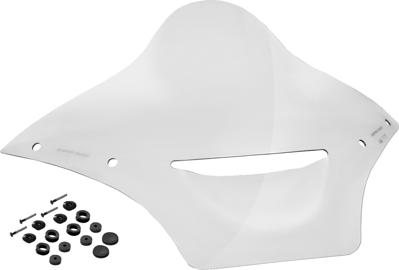 MEMPHIS SHADES Vented Windshield - BRL Race Bubble - FLTRX