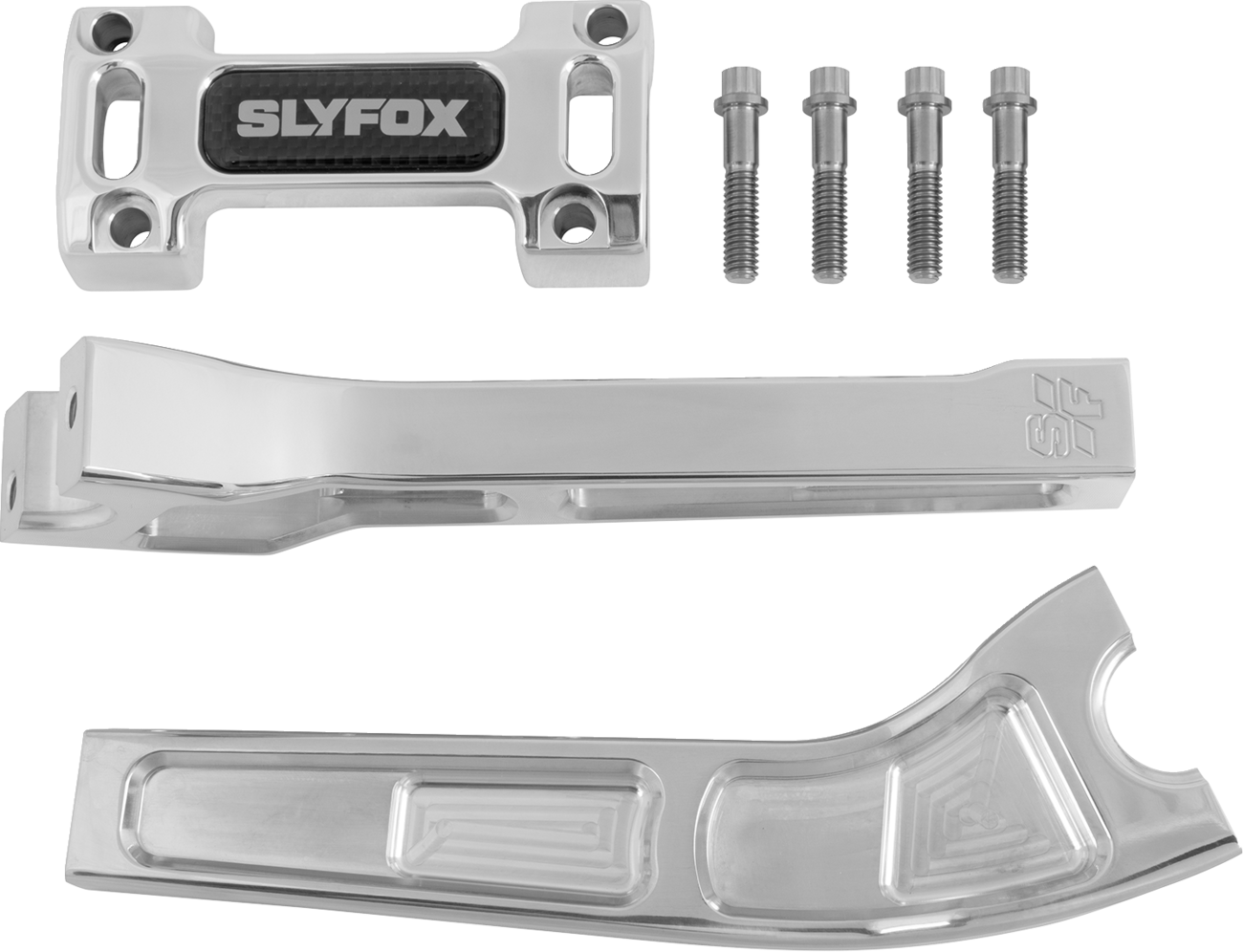 SLYFOX Handlebar Riser Kit - Pullback, 8-Inch Rise, 1-Inch Clamping, Model SF-1002-08-R