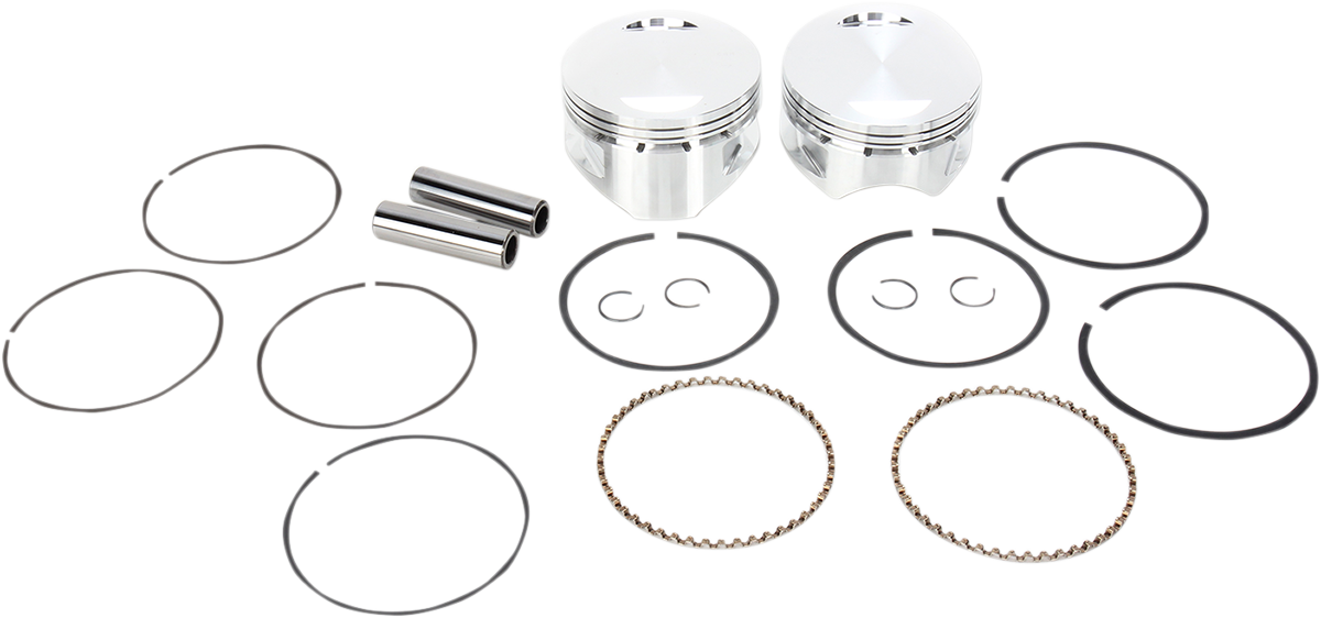 S&S CYCLE Piston Kit for 113-Inch Super Sidewinder® Engines, Part Number 92-1410
