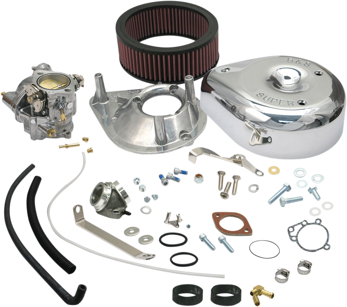 S&S CYCLE Super E Carburetor Kit with Manifold for Sportster 11-0404