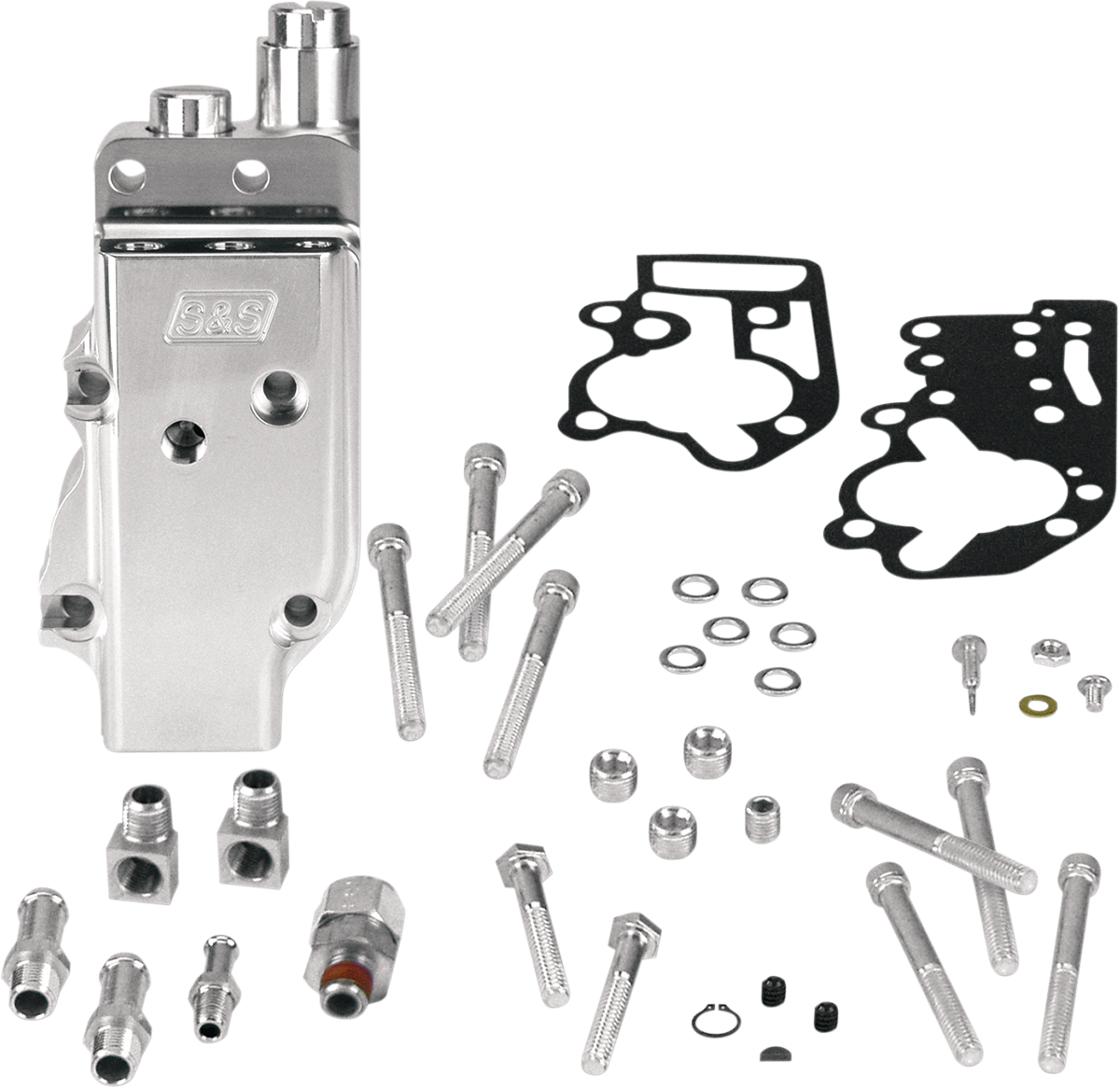 S&S CYCLE Billet Oil Pump with Standard Cover for '36-'69 Big Twin - Part # 31-6200