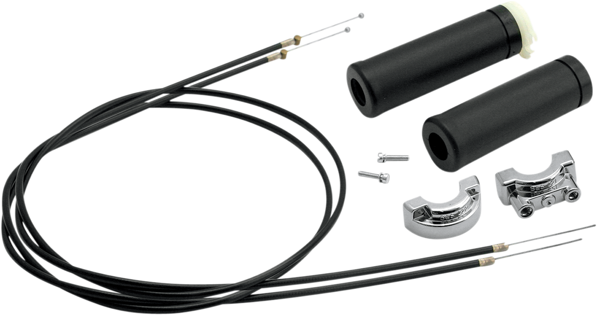 S&S Cycle Universal Throttle Assembly Kit - 48 Inch Part 19-0229