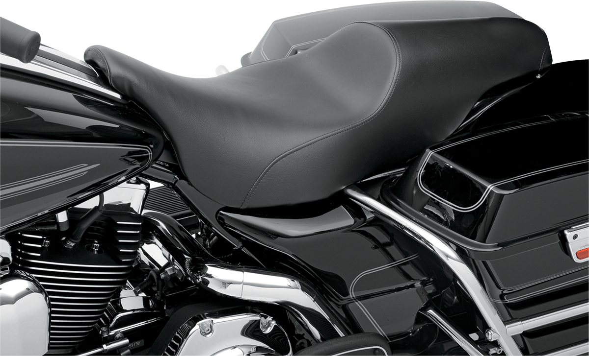 SADDLEMEN Profiler™ Seat for FL 2008-2024, Black Supple SaddleHyde with GelCore Comfort