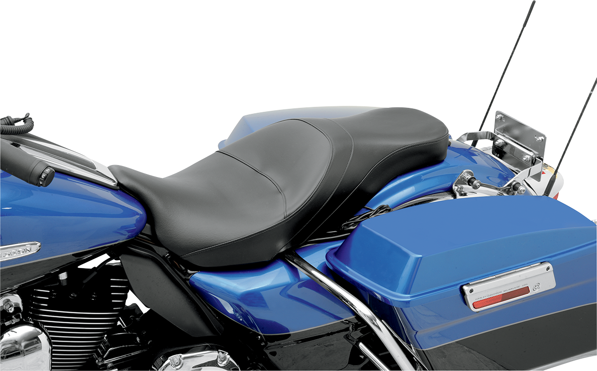 SADDLEMEN Pro Tour Seat in Black for Harley FL '08-'20 – Model 808-07-066