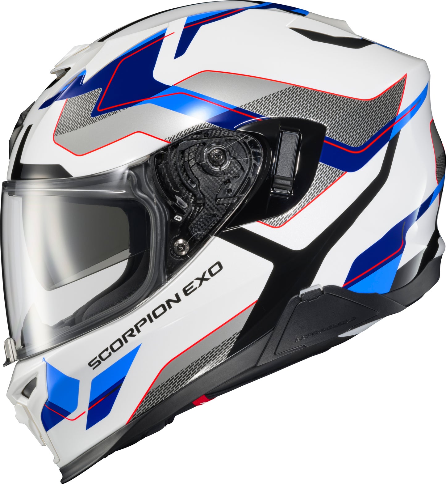ScorpionEXO Exo T520 Full Face Helmet Zuse White/Blue Large