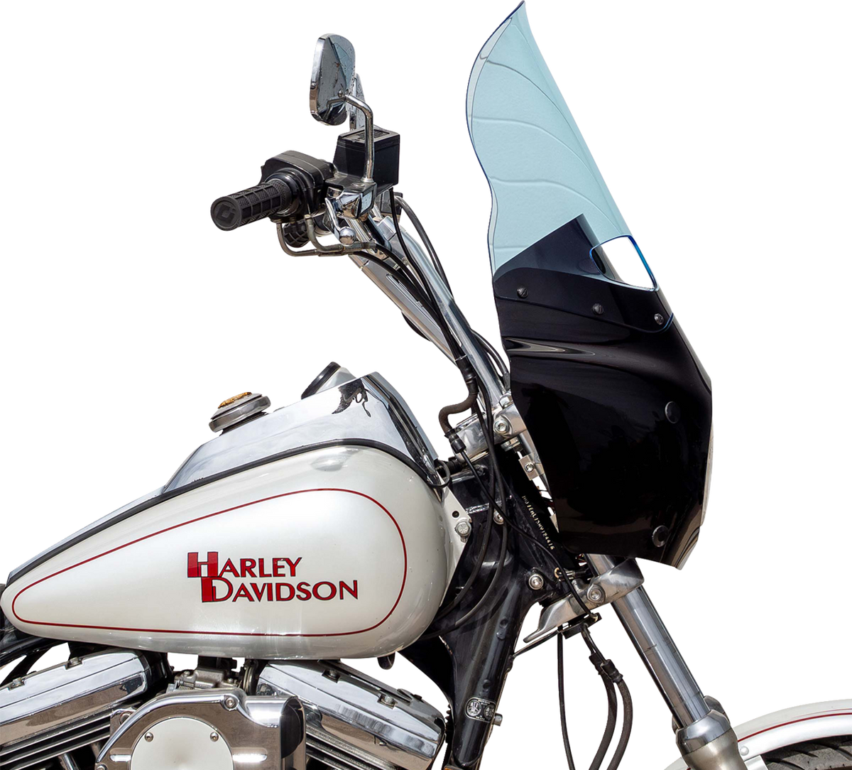 Klock Werks 15-Inch Blue Ice Flare Windshield for Road Warrior Fairing KWW-06-0618