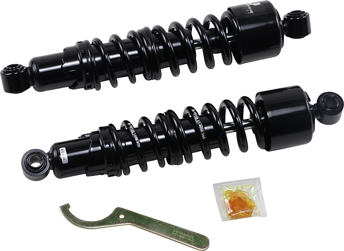 Progressive Suspension 412 Series Shock - 13-Inch Heavy Duty Black for Harley FXD 412-4084B