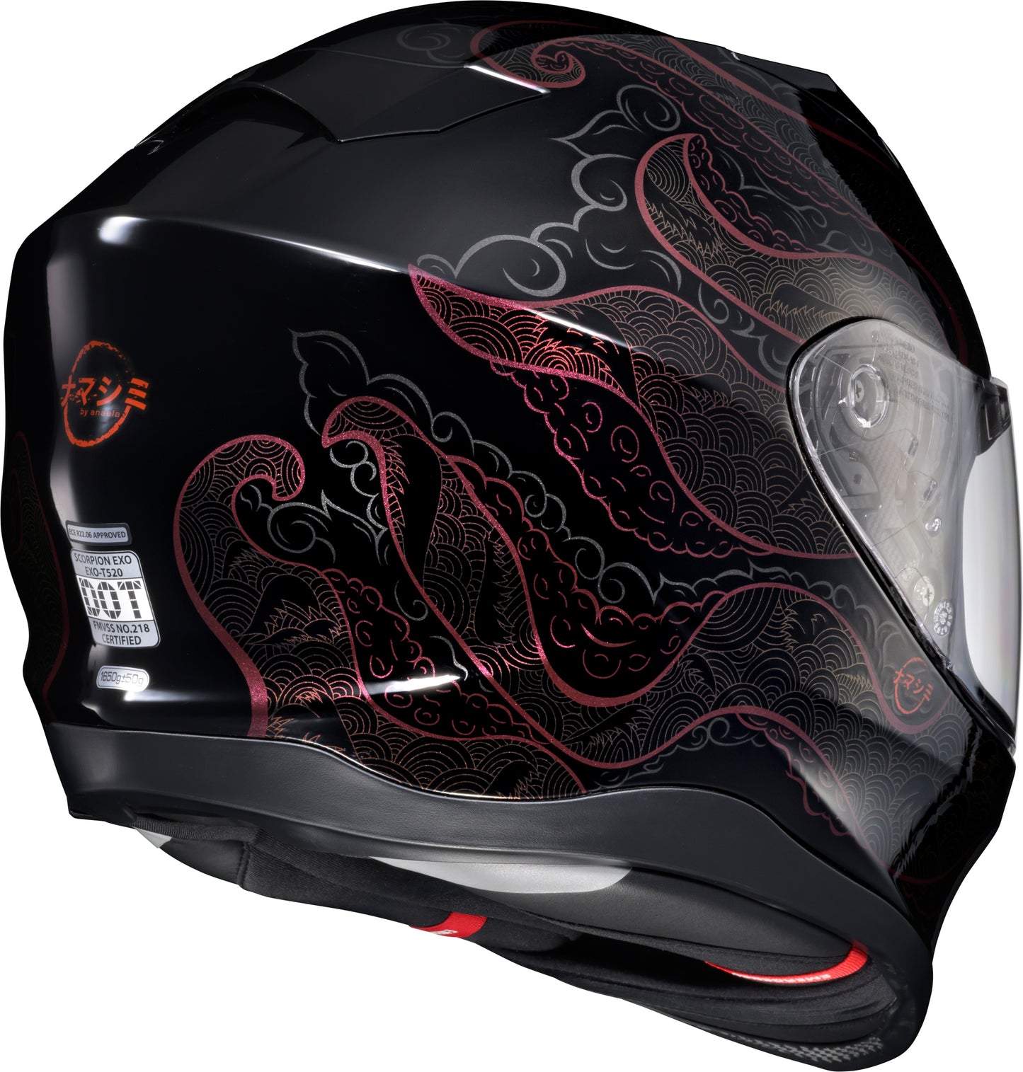 Scorpion EXO Exo T520 Helmet Nama Shimi Black & Chameleon XL