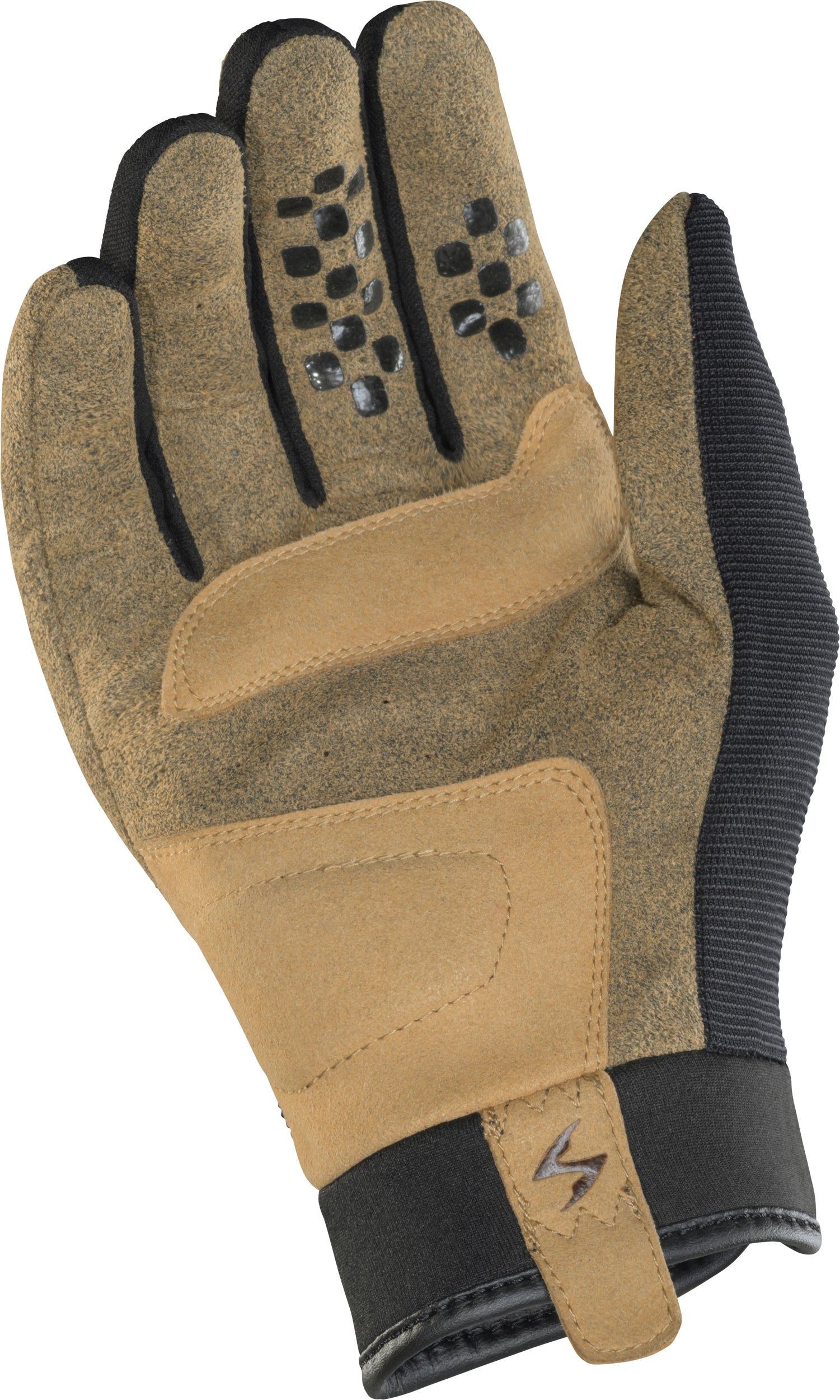 SCORPION EXO Stealth Grip Gloves Black Small * Durable AX? Suede and Polyester Corduroy Construction with Touchscreen Compatibility