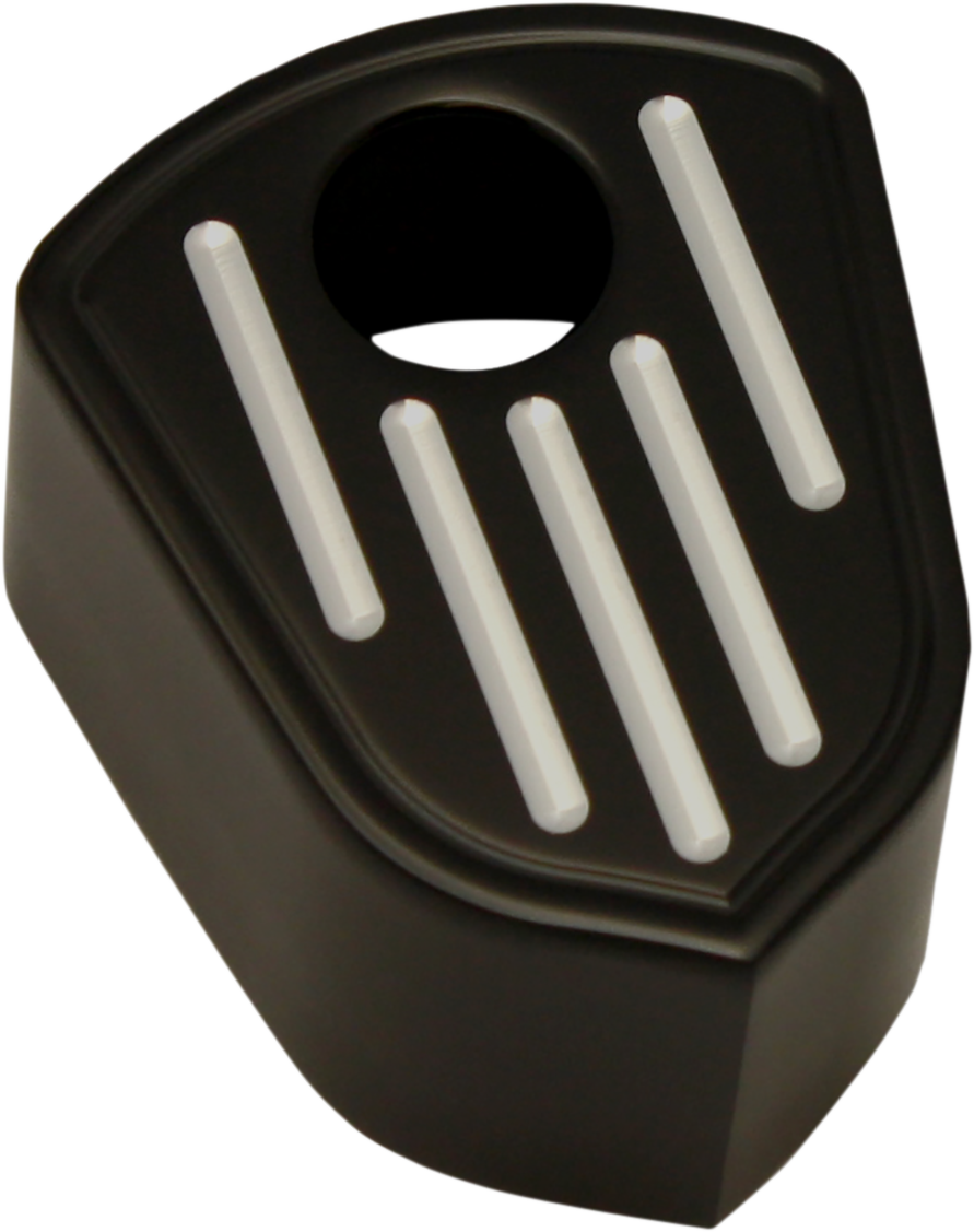 PRO-ONE PERF.MFG. Black Ball Milled Ignition Switch Cover - Part 908319B