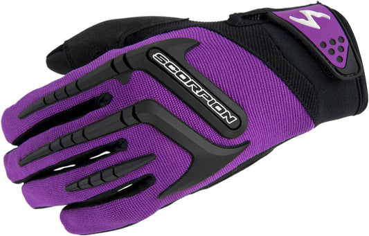 Scorpion EXO Women's Skrub Gloves Purple SM (Part Number G53-863)