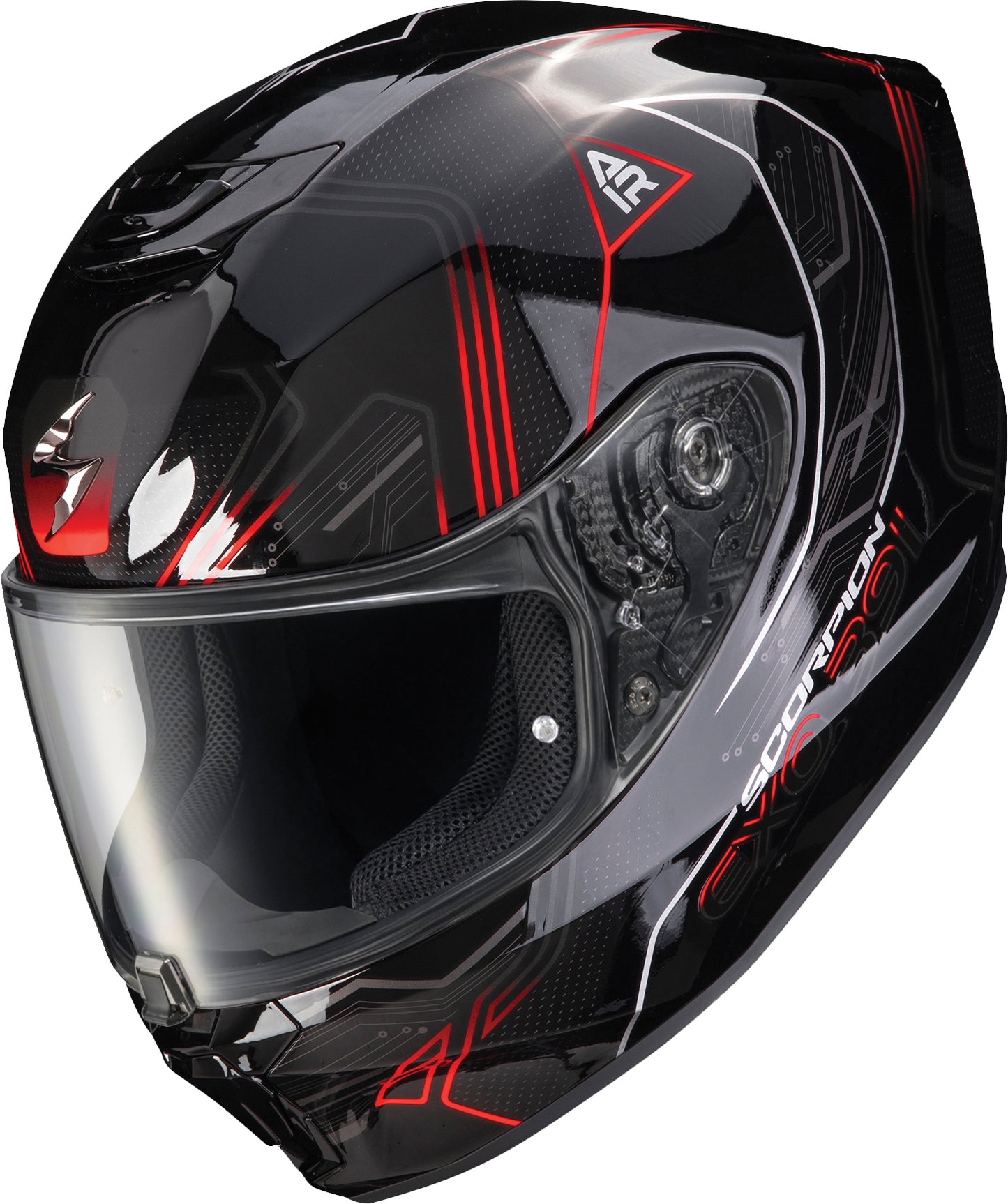 Scorpion EXO R330 Bendr Red Full-Face Helmet (Part #33-1327)