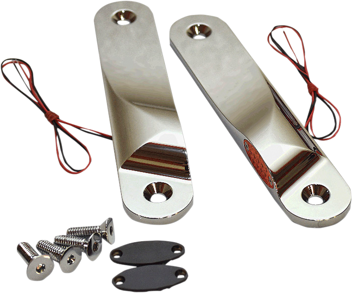 PRO-ONE PERFORMANCE LED Front Turn Signal Lights – Chrome, Part Number 909109