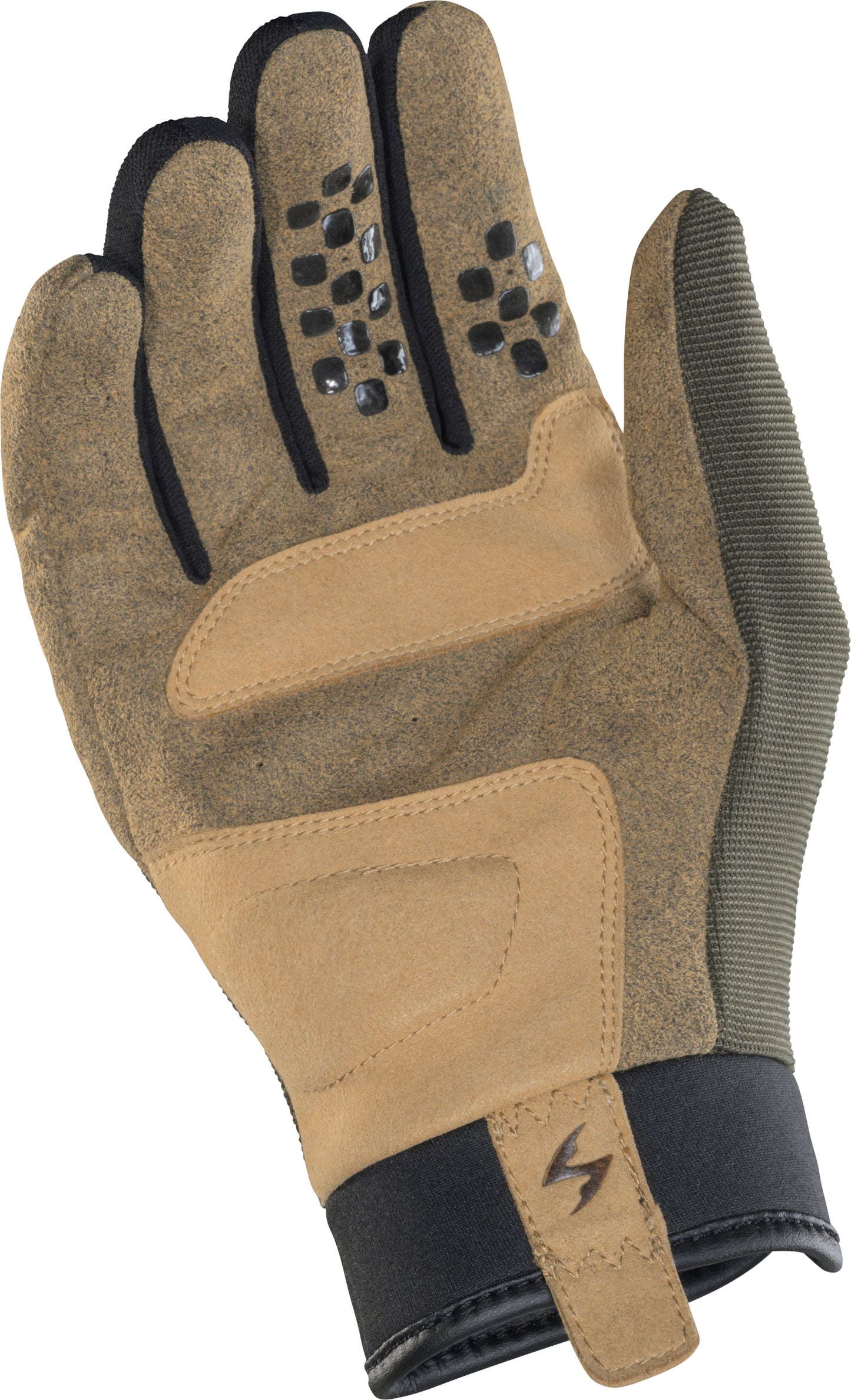 SCORPION EXO Stealth Grip Gloves Hunter Green Medium with AX? Suede and Touchscreen Compatibility