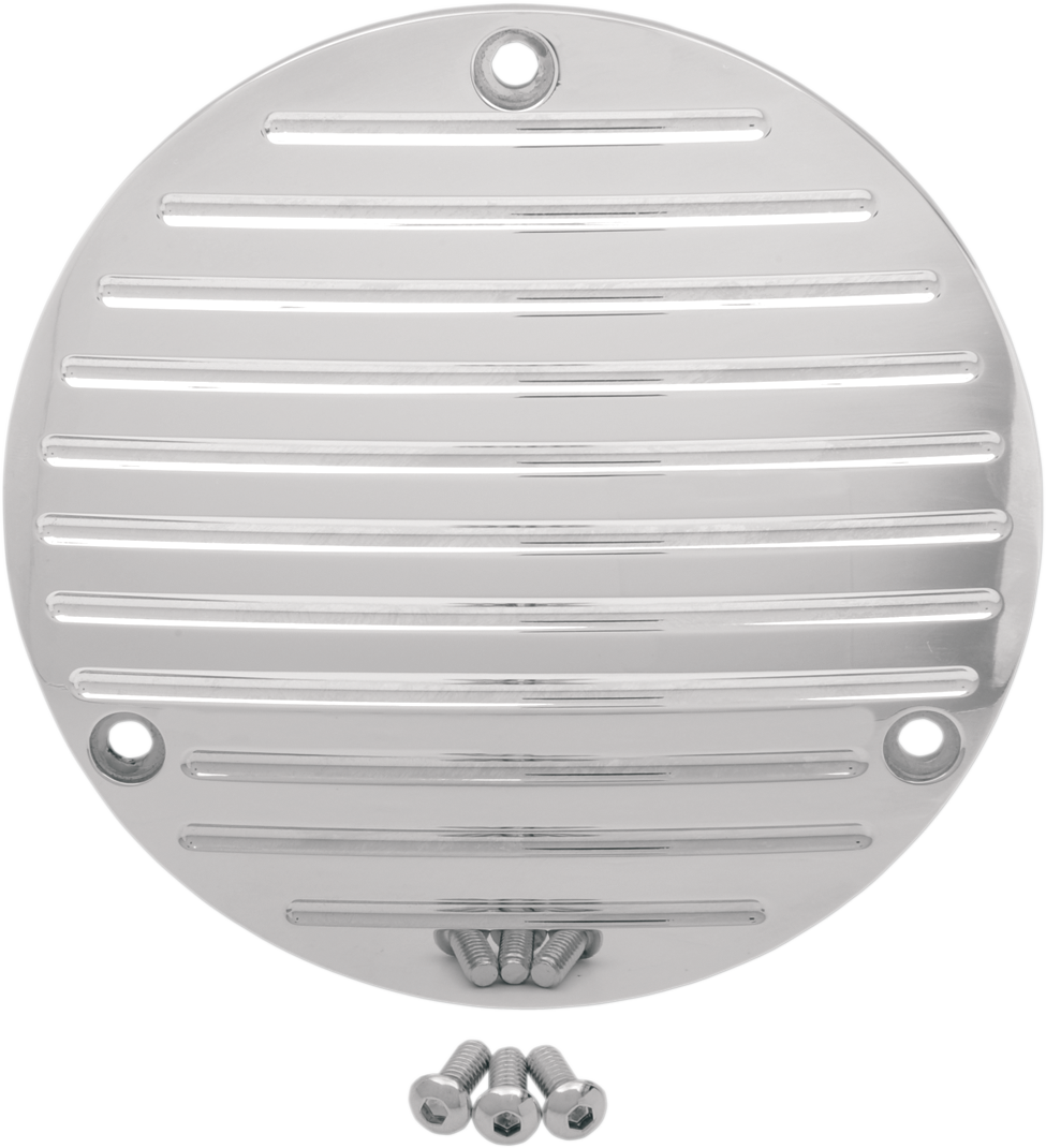 PRO-ONE PERF.MFG. Millennium Derby Cover - Ball Milled Chrome 202130