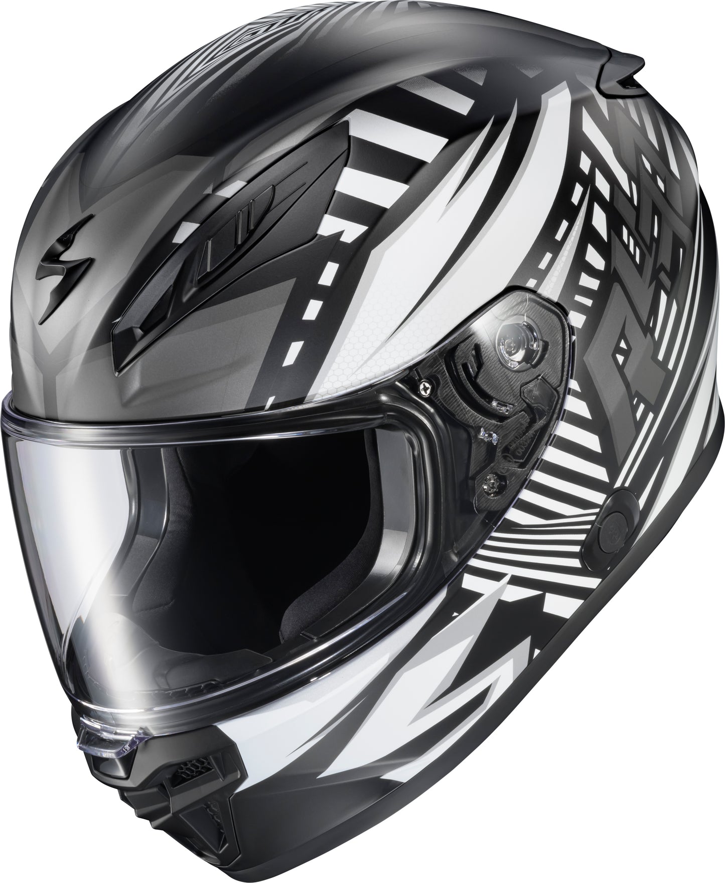 Scorpion EXO R430 Full Face Helmet Head Trip Grey Large * Snell & DOT Certified Motorcycle Helmet