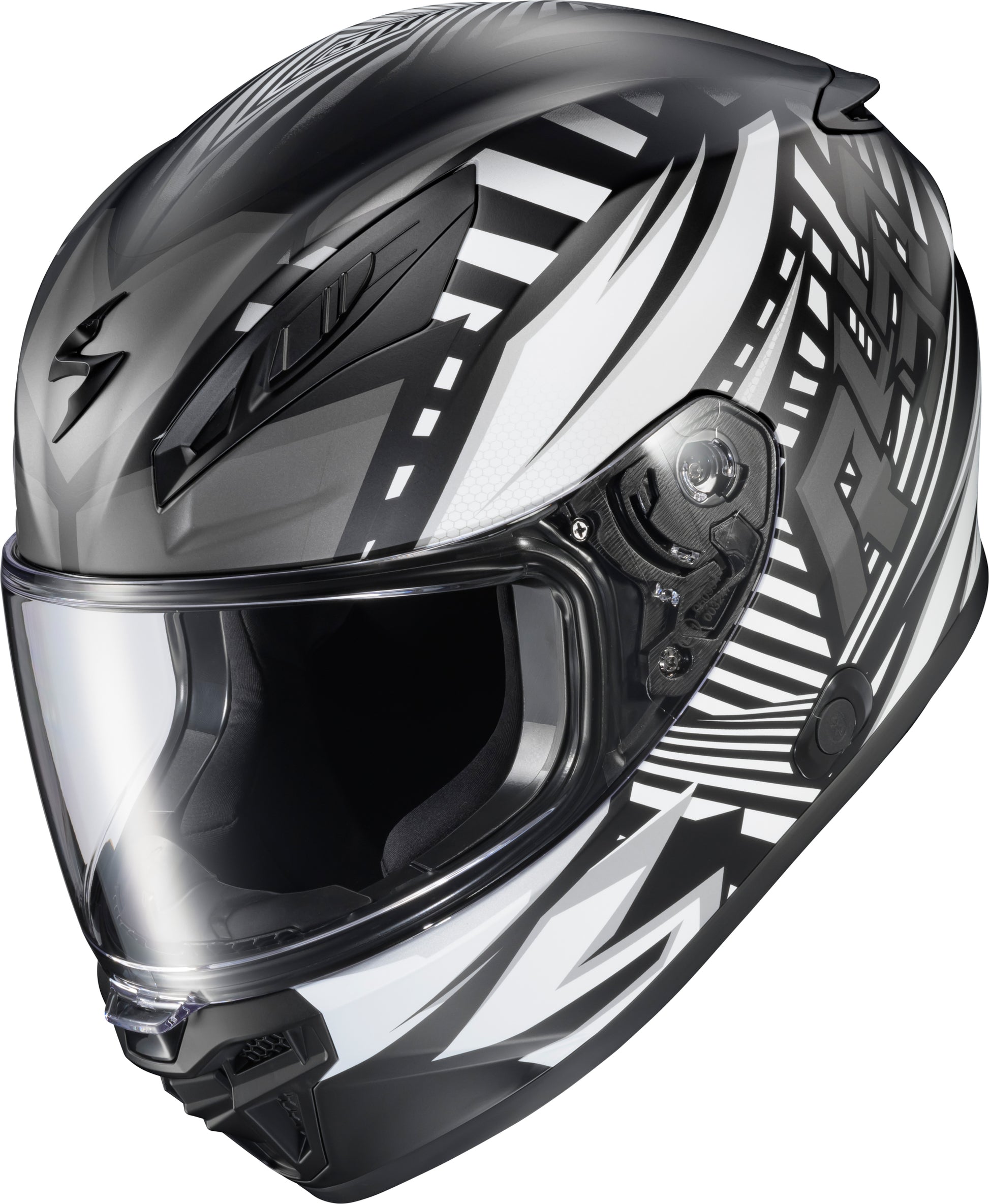 Scorpion EXO R430 Full Face Helmet Head Trip Grey Large * Snell & DOT Certified Motorcycle Helmet